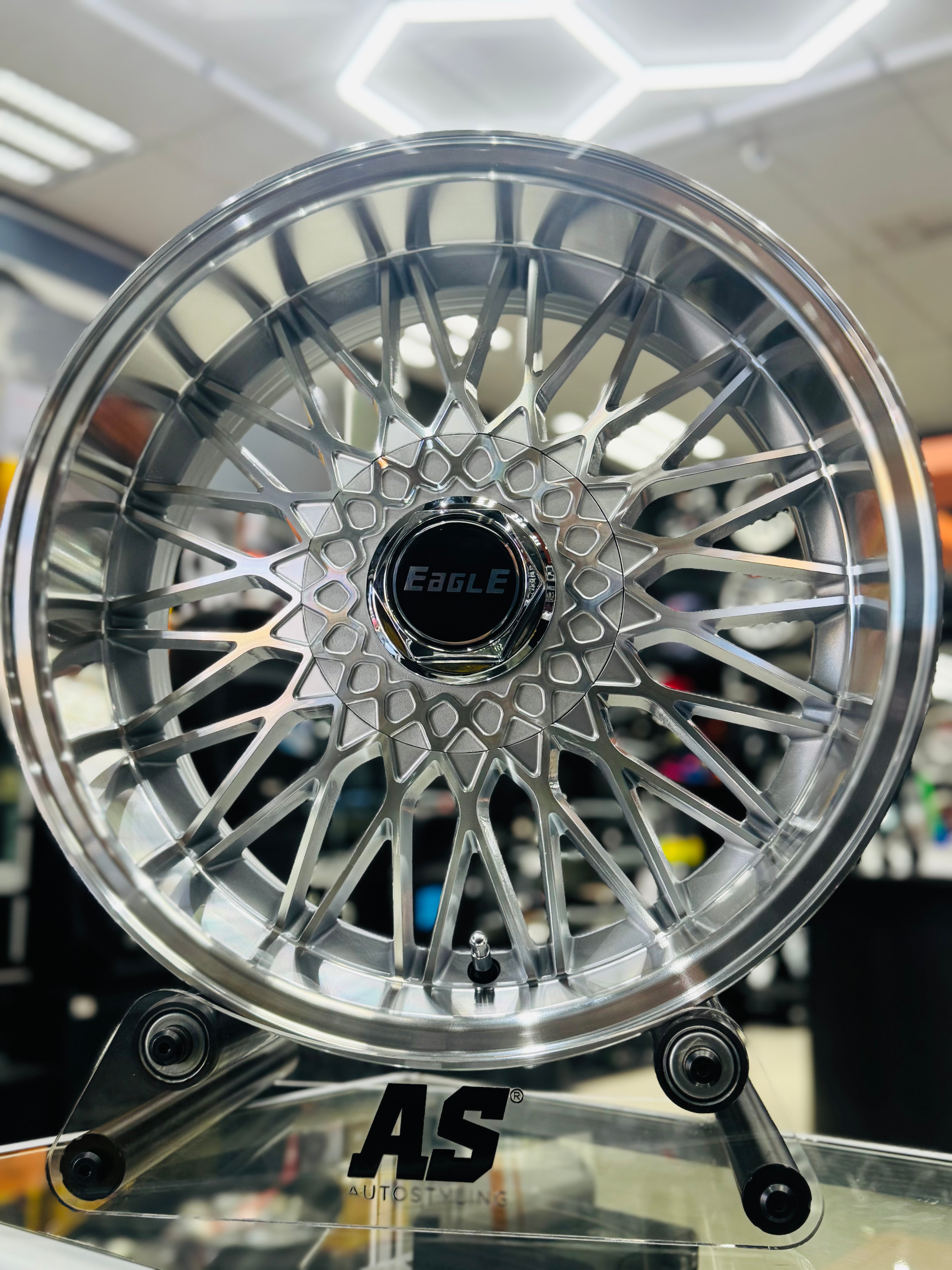 17” AS- EAGLE DEEP DISH  staggered fit 4/100 & 4/114