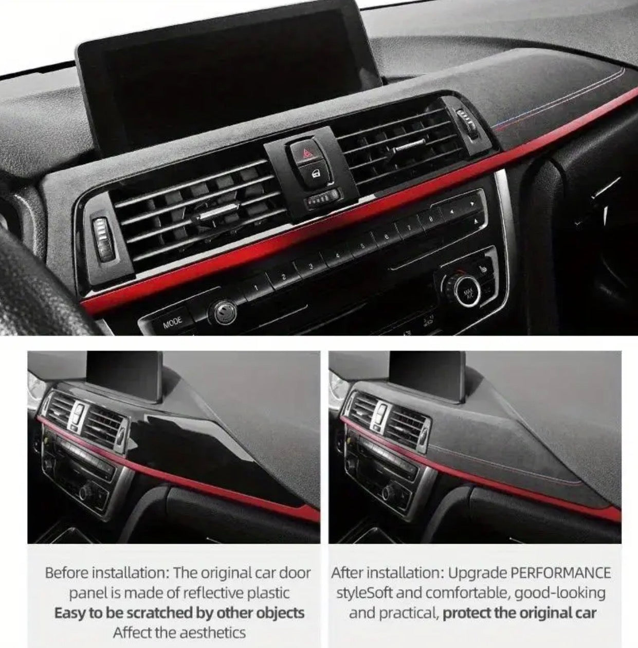 BMW F30 SUEDE DASHBOARD COVER TRIM