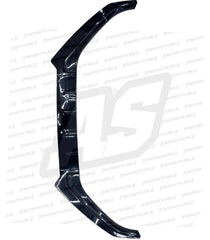 NEW IMPROVED VW POLO 6/ POLO 7 TSI VIVO F/L FD 3pce NEW PLASTIC GLOSS BLACK FRONT SPOILER
