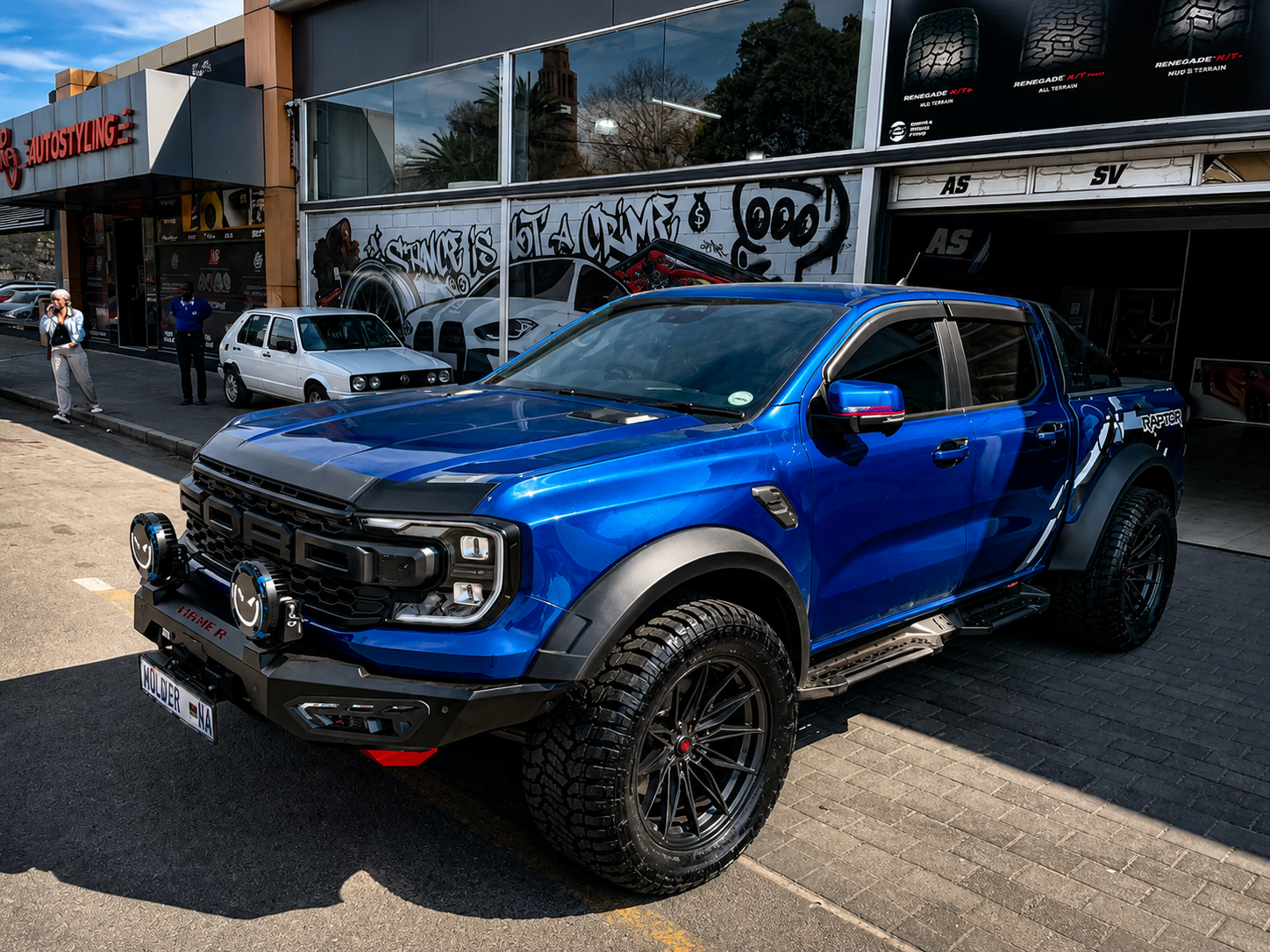 RAPTOR WIDE BODY  KIT (50mm wider ) - OE COLOR (2022+ FORD RANGER RAPTOR)