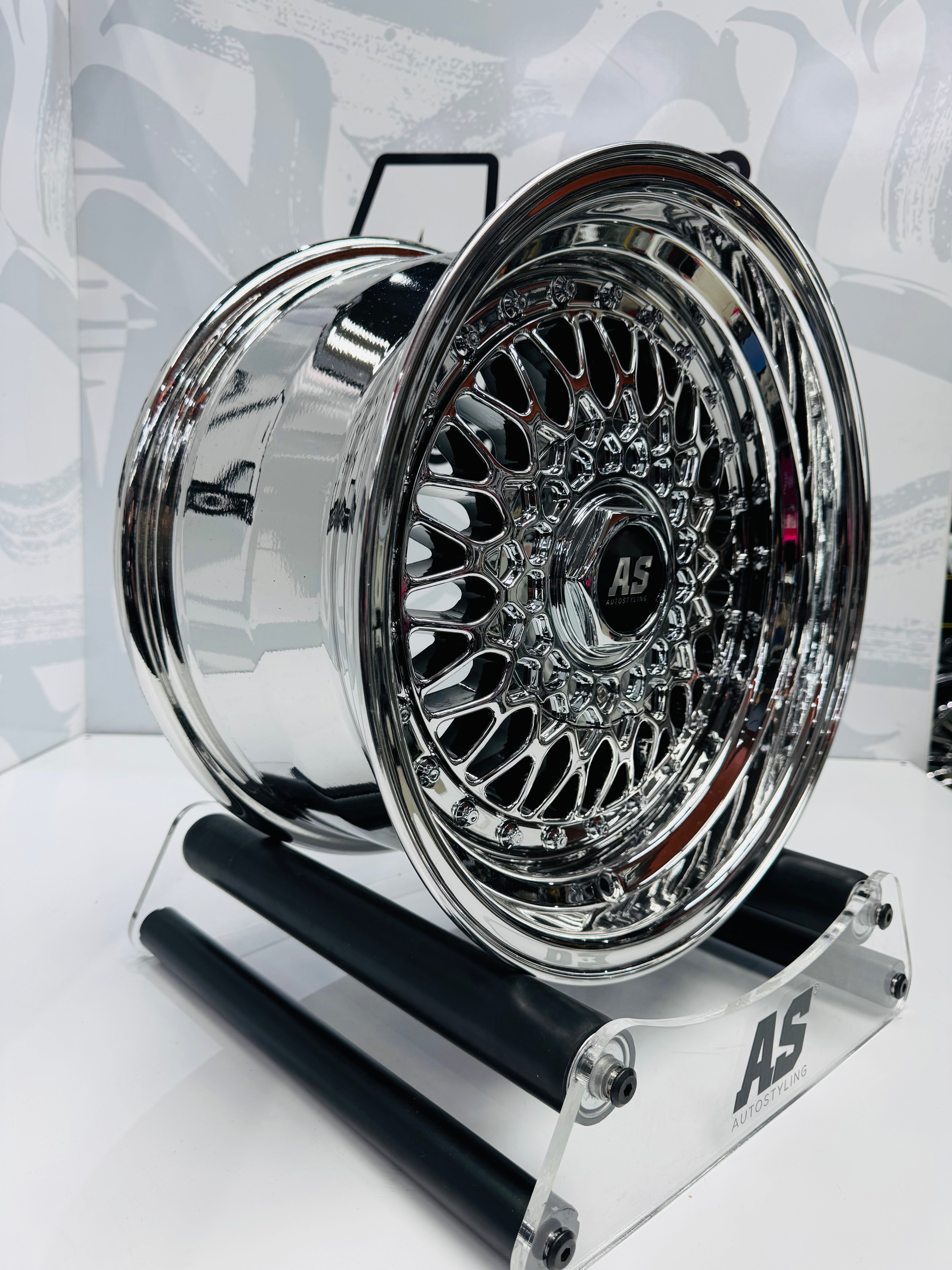 15 AS-MESH CHROME 9/100