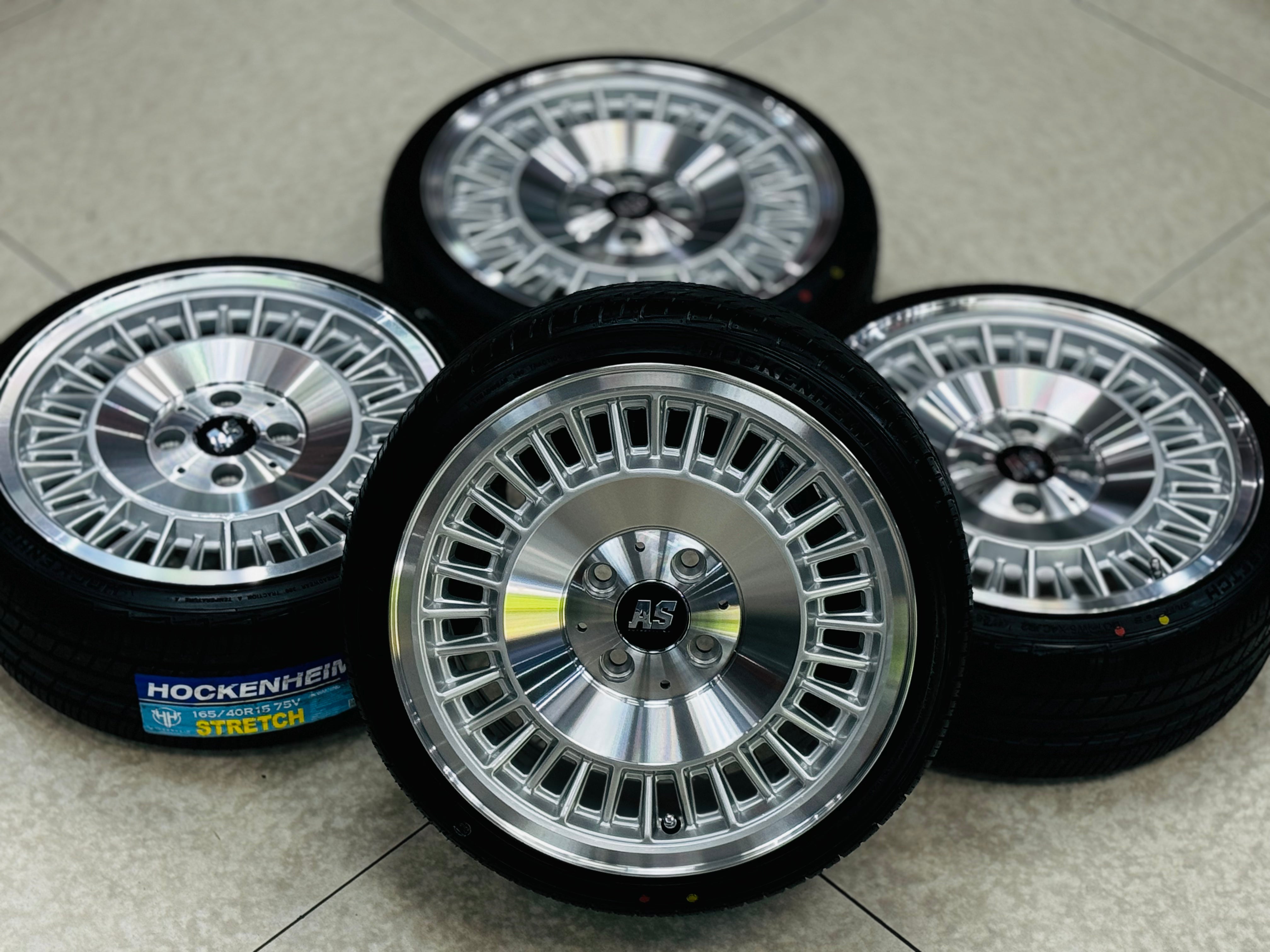 15” AS- PANAKI 4x100 or 5x100 pcd wheels