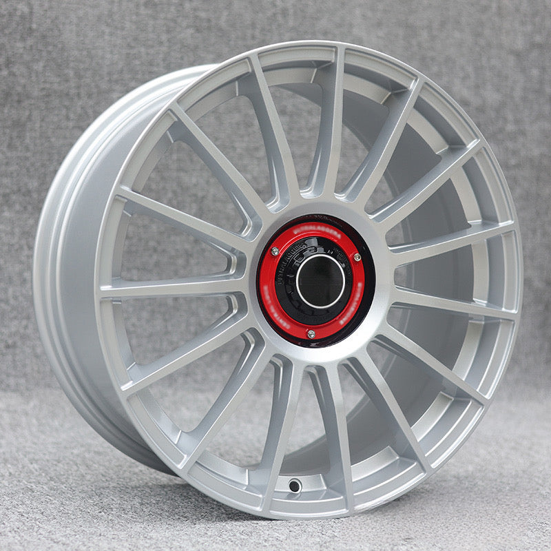 17 ” AS-RACING 5/100 &  5/112  multi pcd  SILVER arriving end of November pre order & save R1500