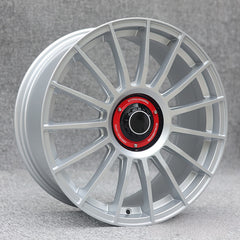 17 ” AS-RACING 5/100 &  5/112  multi pcd  SILVER arriving end of November pre order & save R1500