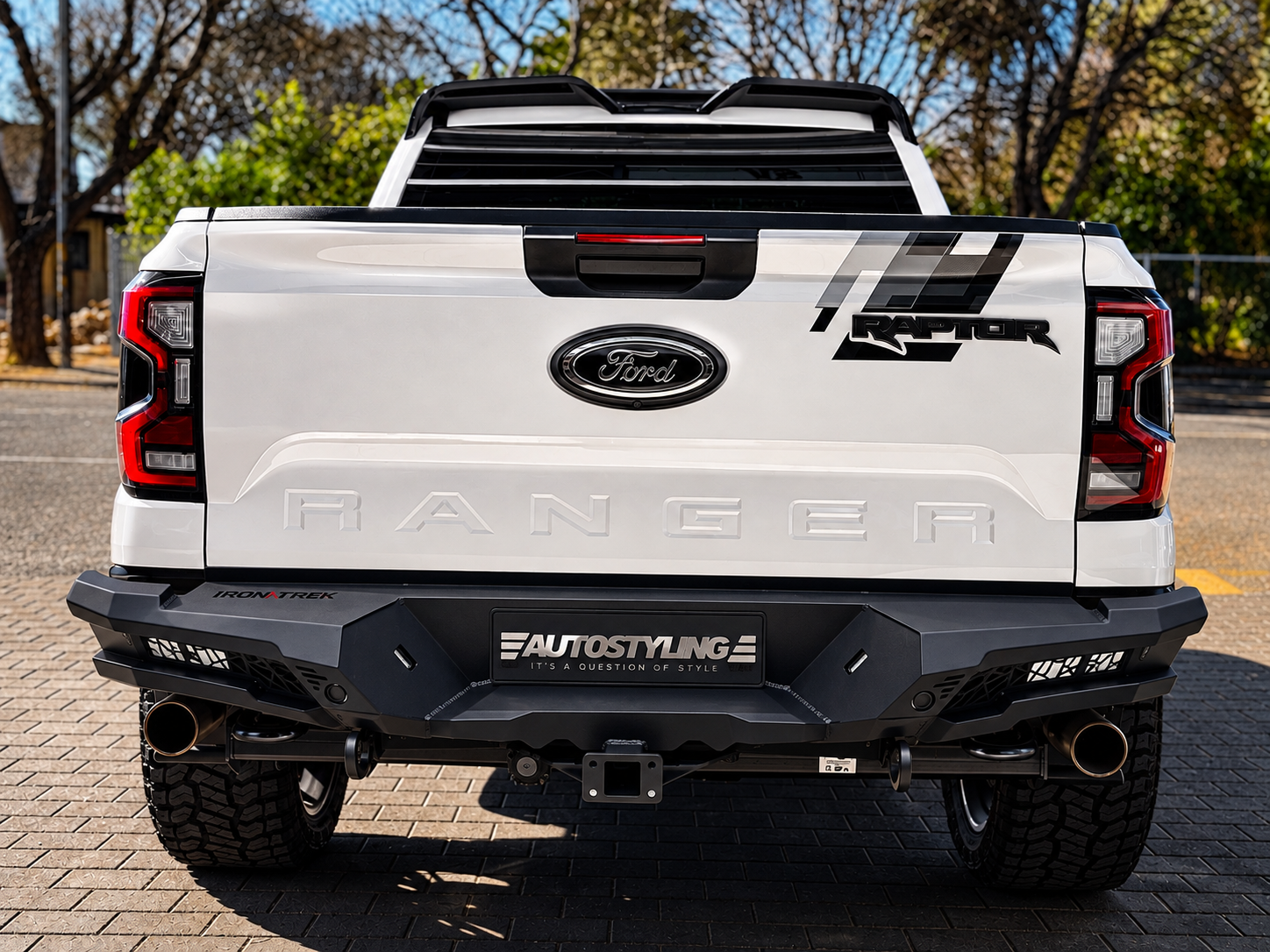 FORD RAPTOR IRONTREK STEEL REAR BUMPER - Autostyling Klerksdorp