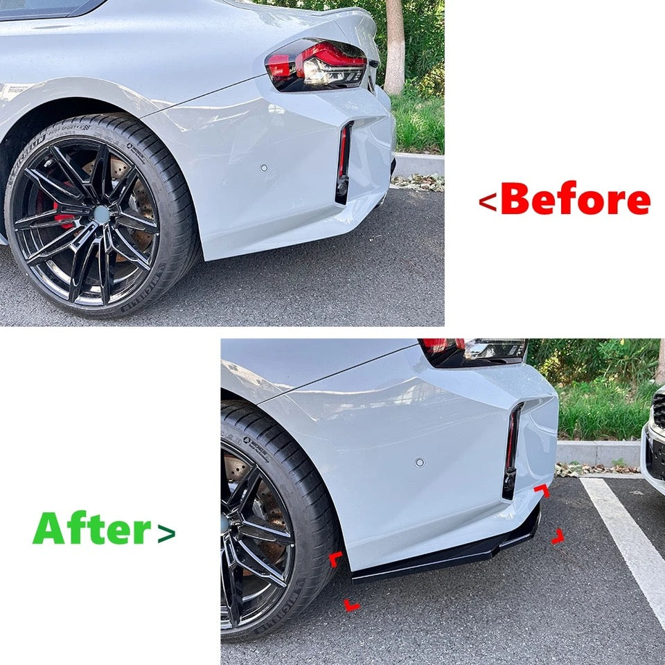 G87 M2 Rear splitter  Gloss Black Trim BMW G87 M2 Coupe 2022-2024