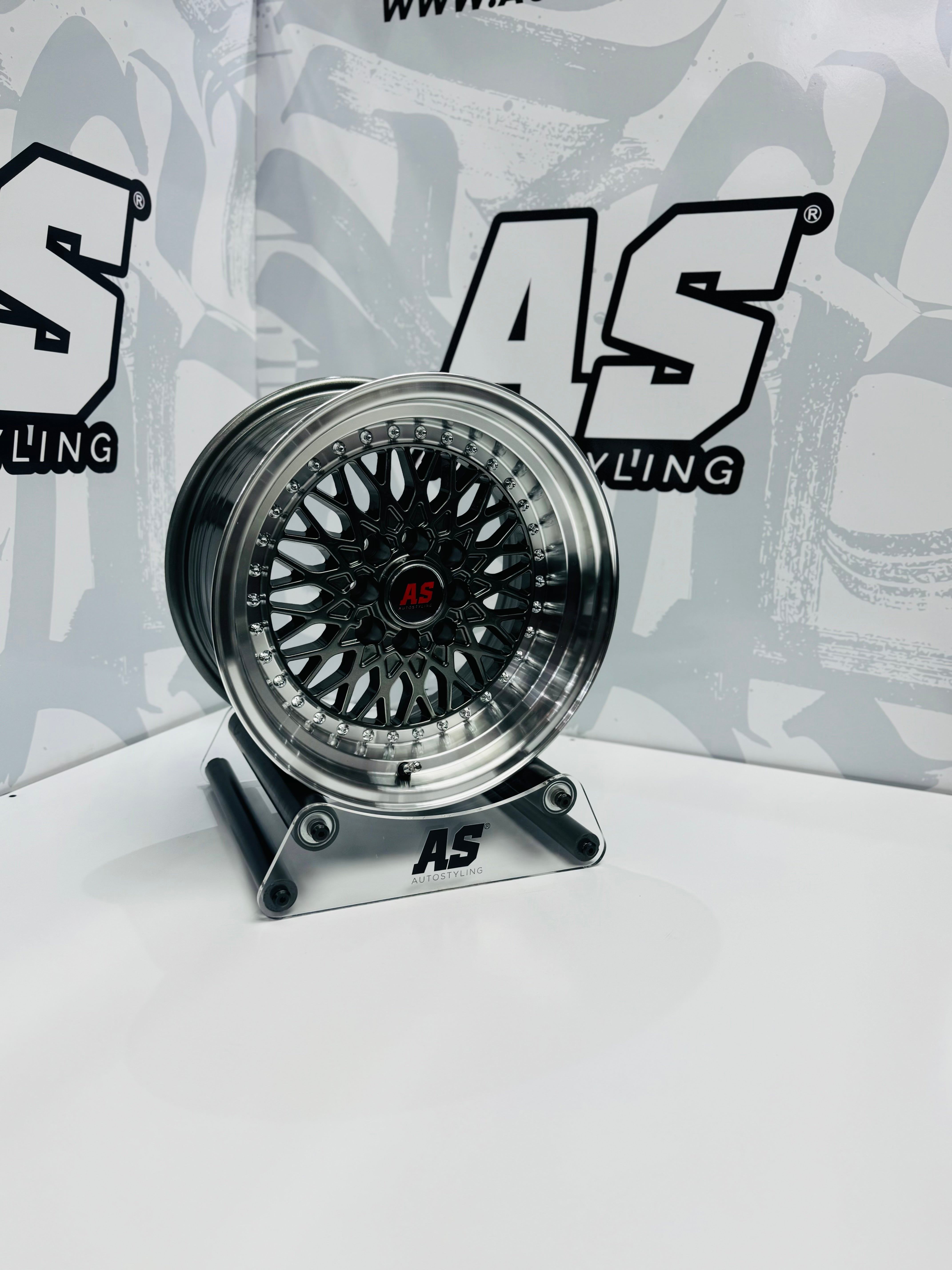 15” AS-7570  MESH  grey 4/100 4/114 wheels