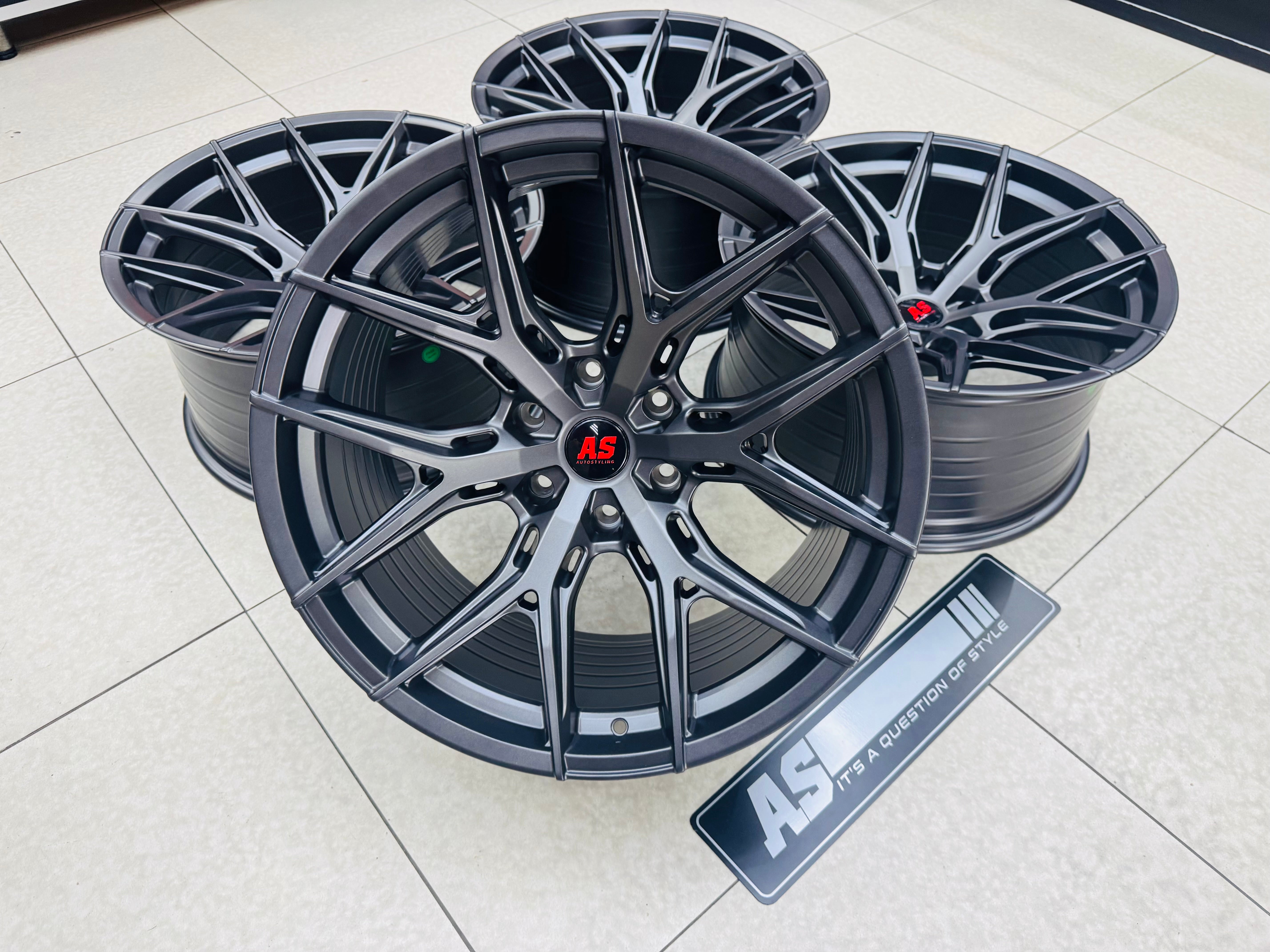 20” CONCAVO 05 SATIN GREY BAKKIE RIMS 6/139 PCD