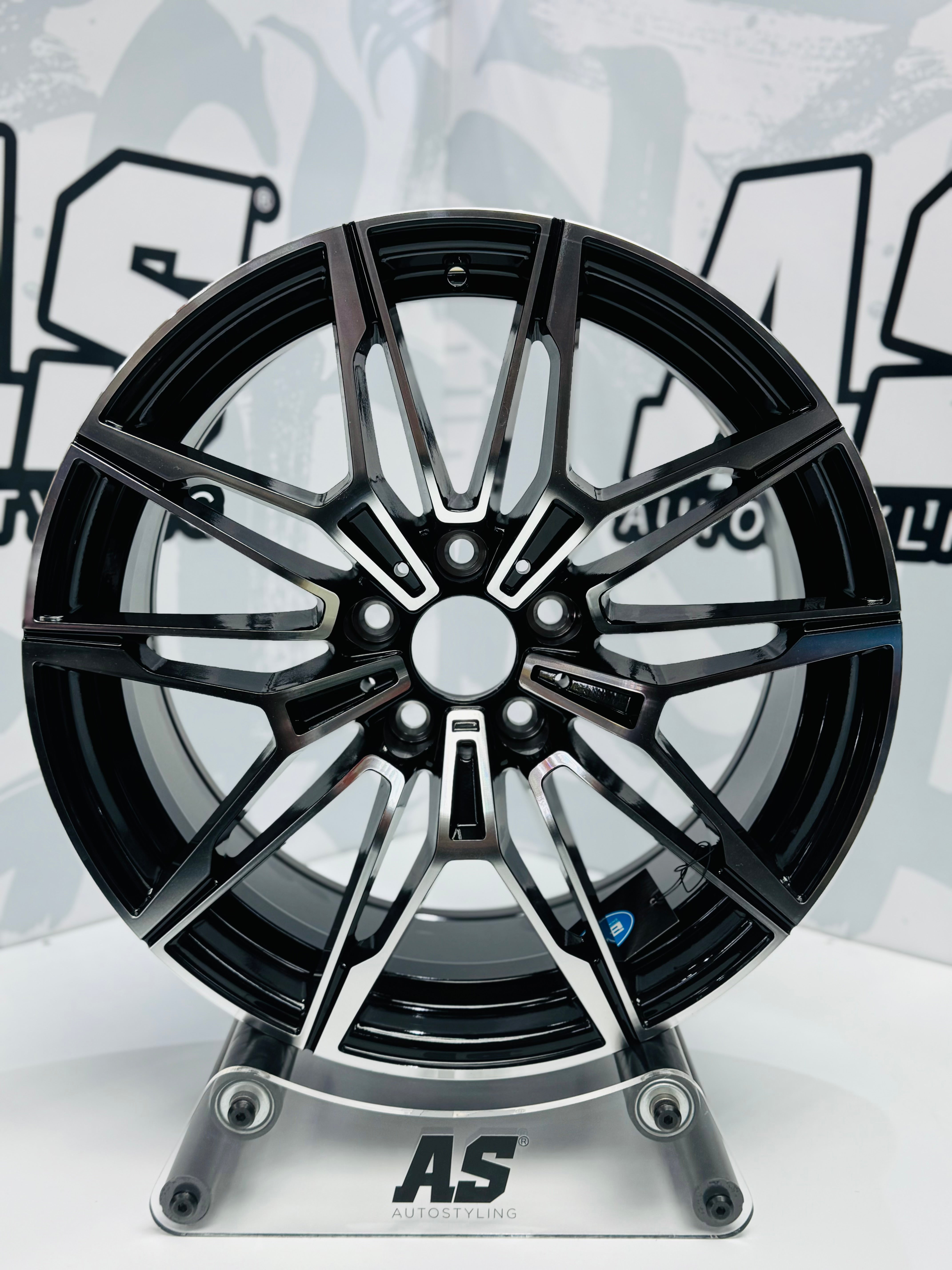 19”  AS-G80 5x120 MACHINE FACE BLK - Autostyling Klerksdorp
