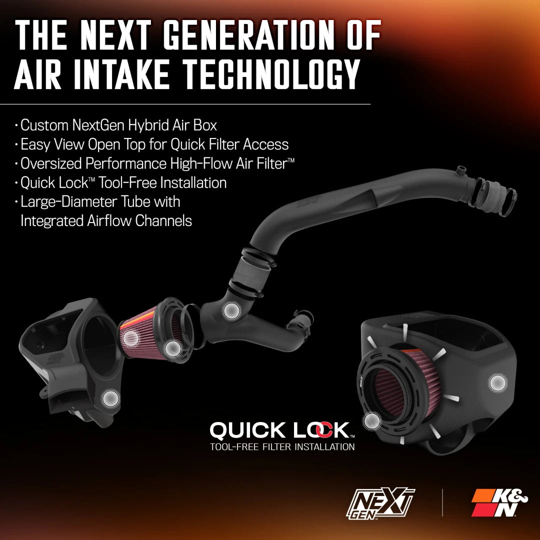 RANGER RAPTOR NEXTGEN COLD AIR INTAKE by K&N ETA ON NEXT SHIPMENT (14-16 FEB )