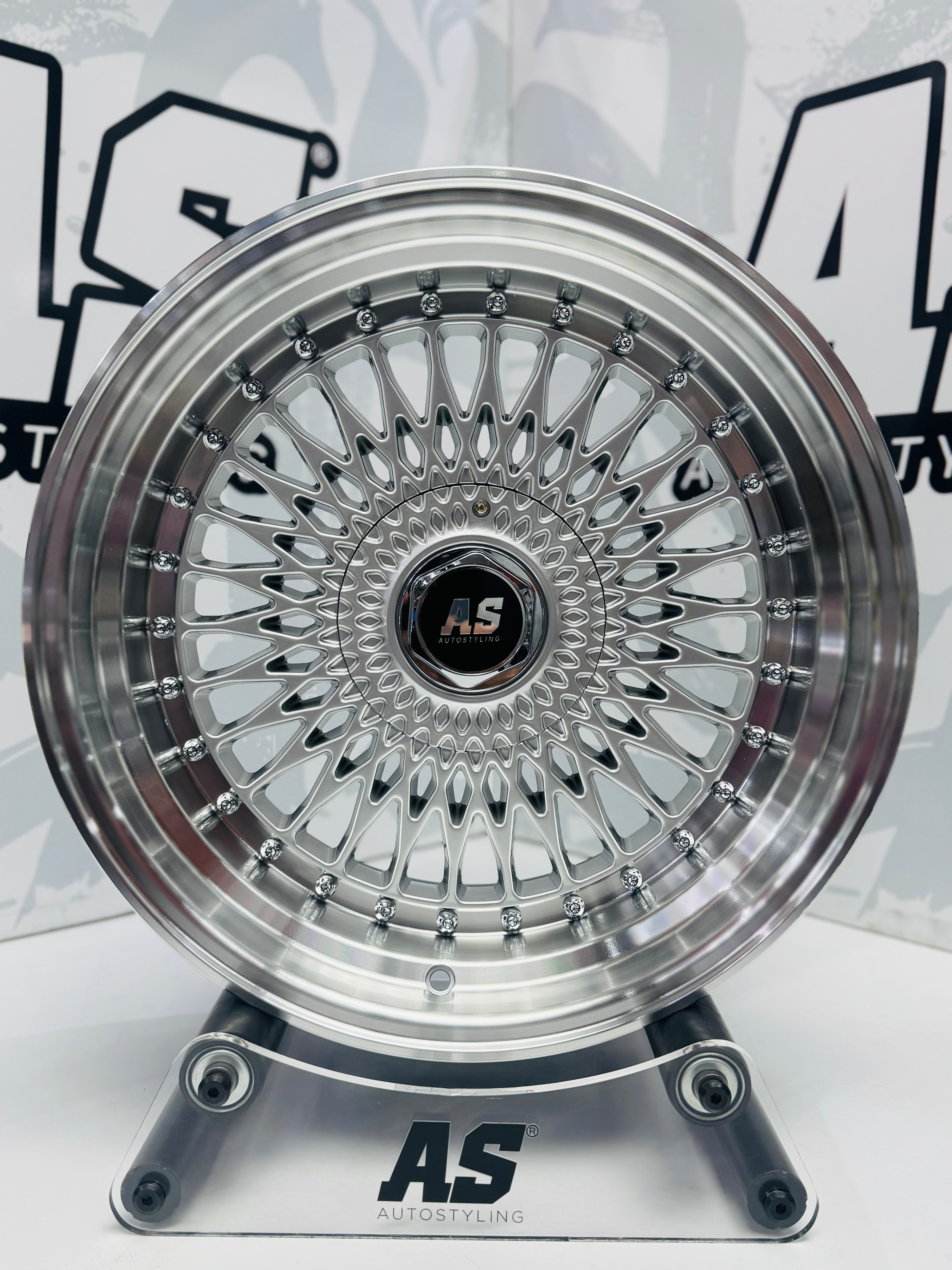 17” AS- SUPERMESH 8.5/10j 4/100 & 4/114 SILVER - Autostyling Klerksdorp