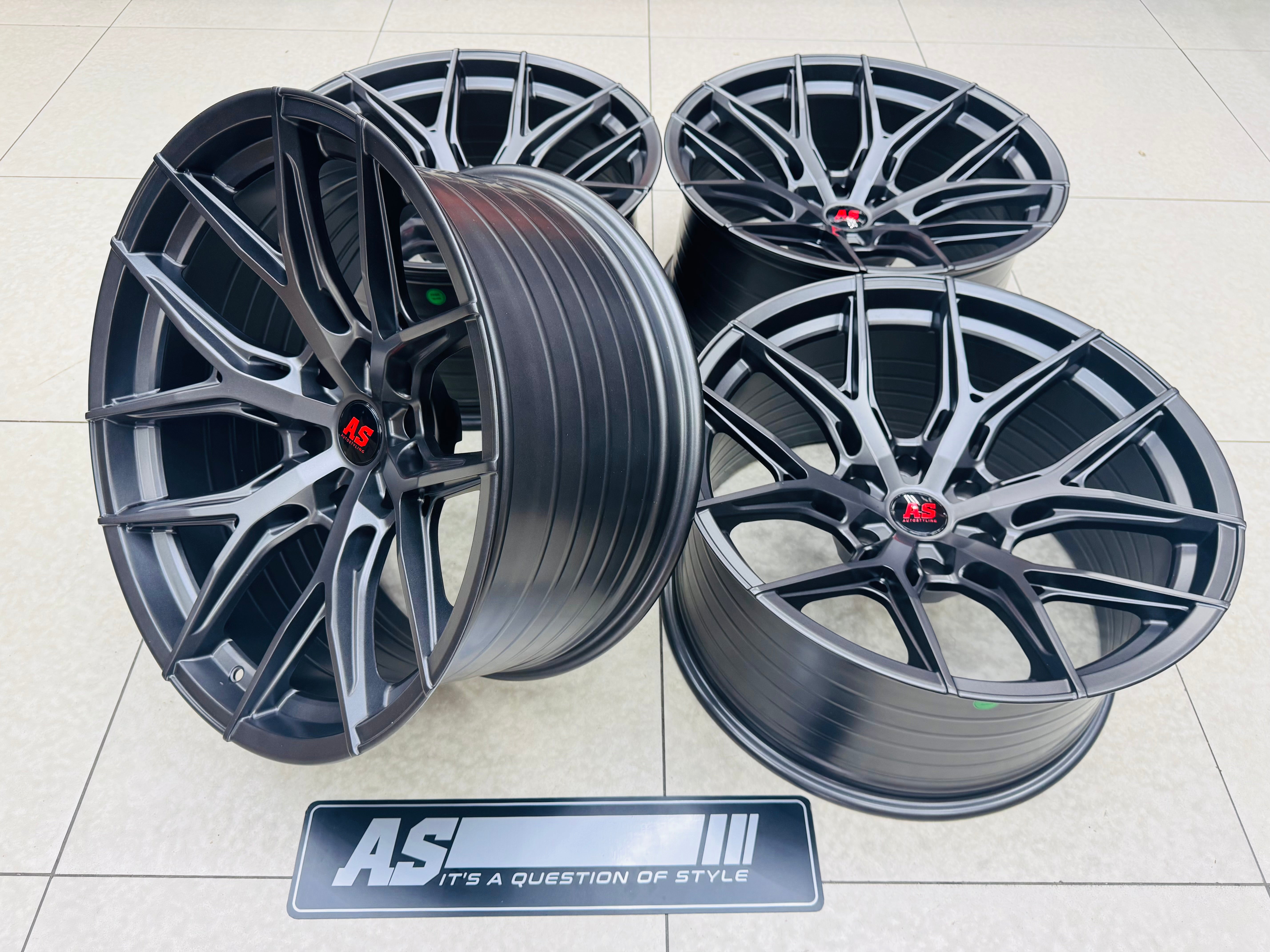 20” CONCAVO 05 SATIN GREY BAKKIE RIMS 6/139 PCD