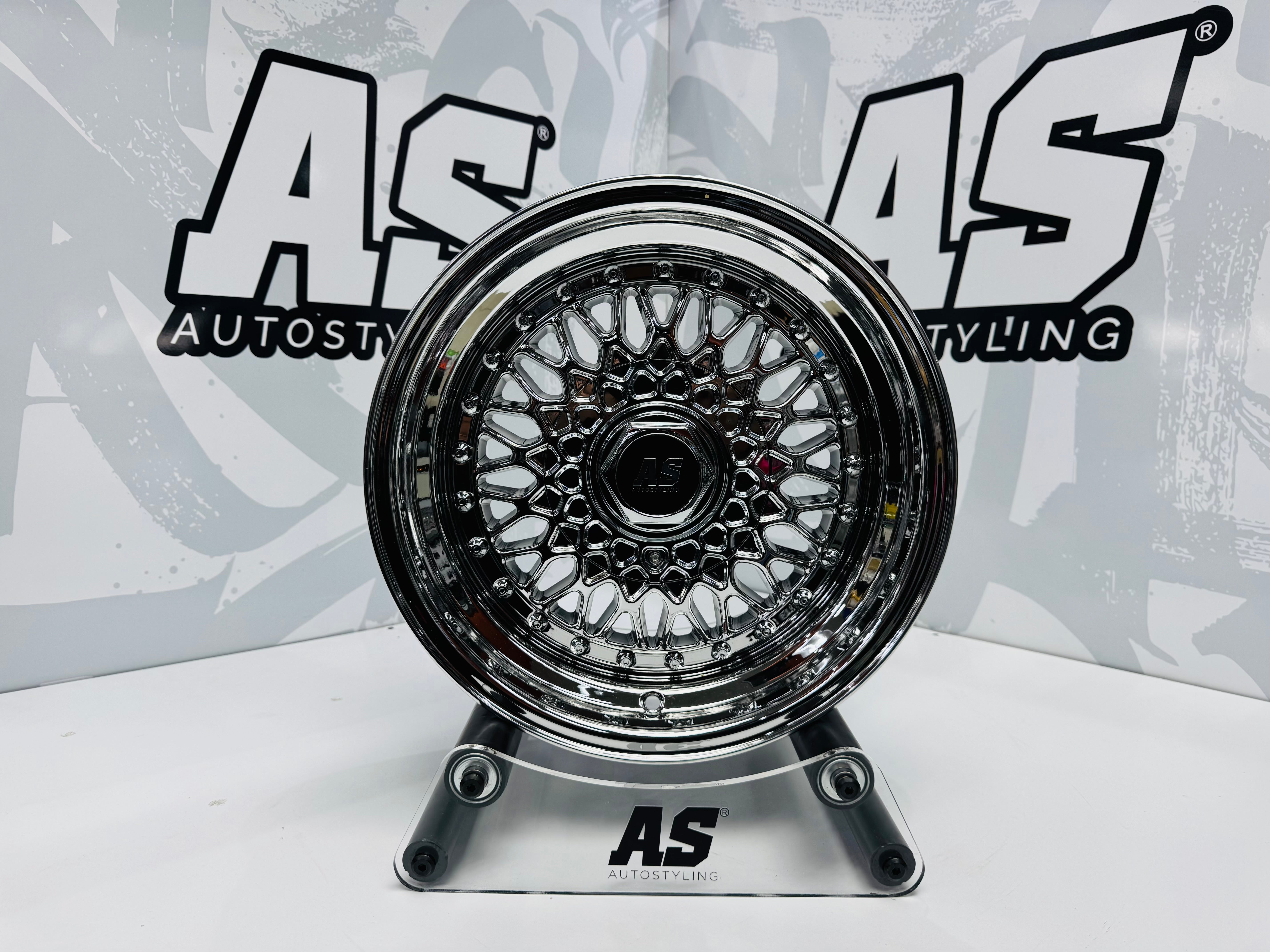 15 AS-MESH CHROME 9/100