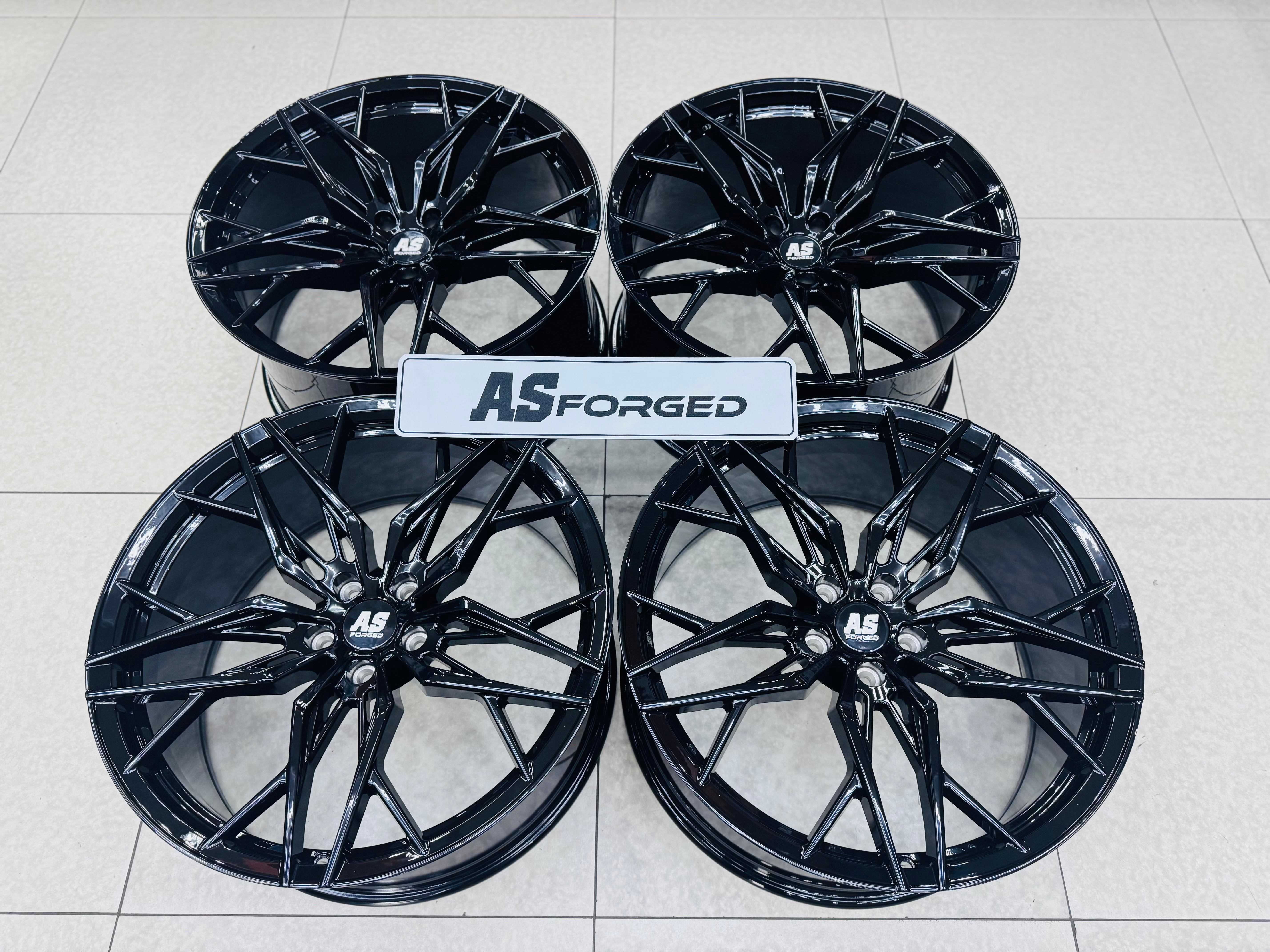 22”  AS-035 FORGED BMW  X5 RIMS 5/120 GLOSS BLACK - Autostyling Klerksdorp