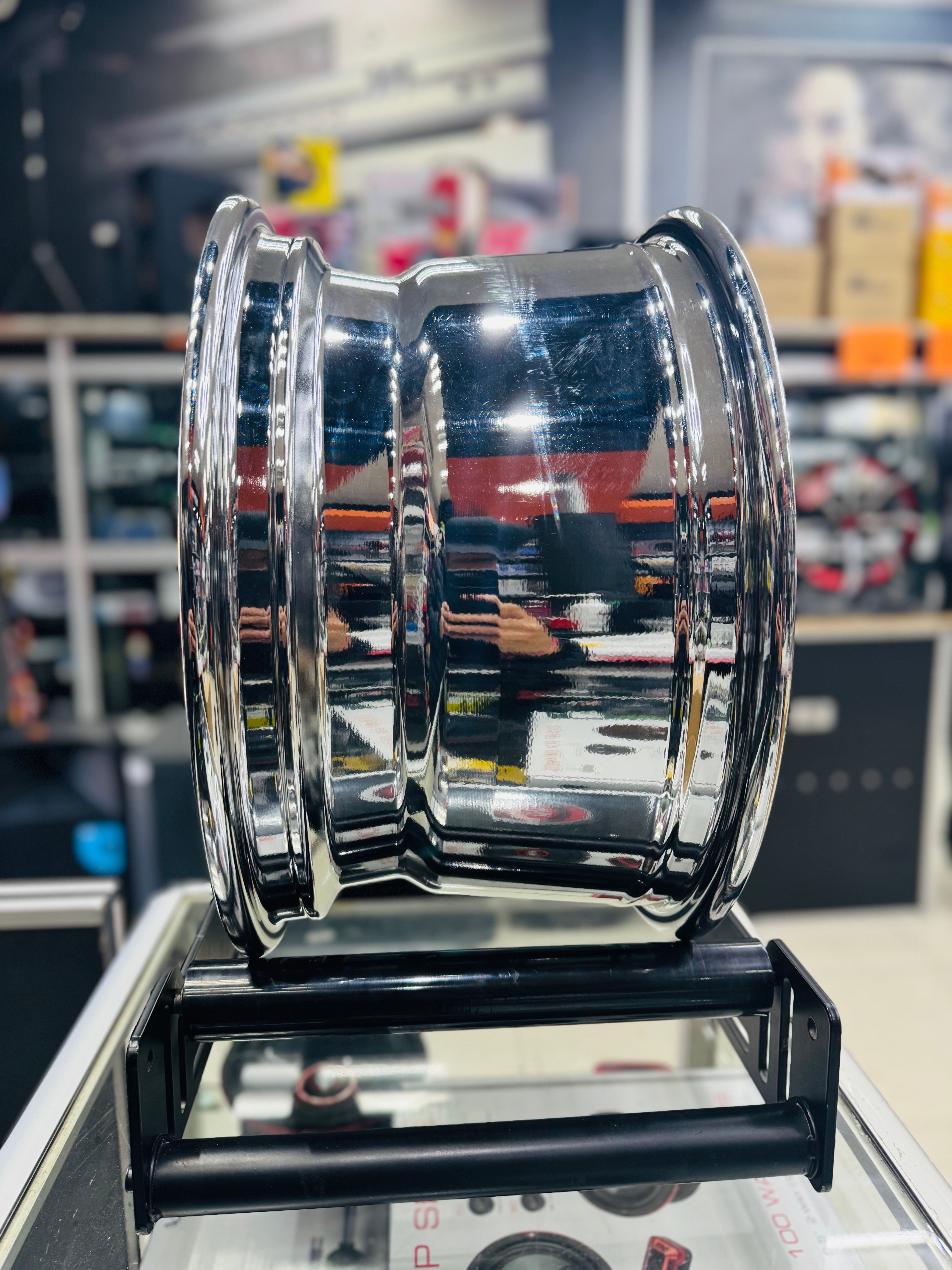 15” CLI BLK CHROME 4/100 spare wheel/ loose wheel  sold each