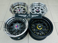 15'' AS- RC2 FULL MATT BLACK  4/100 4/114