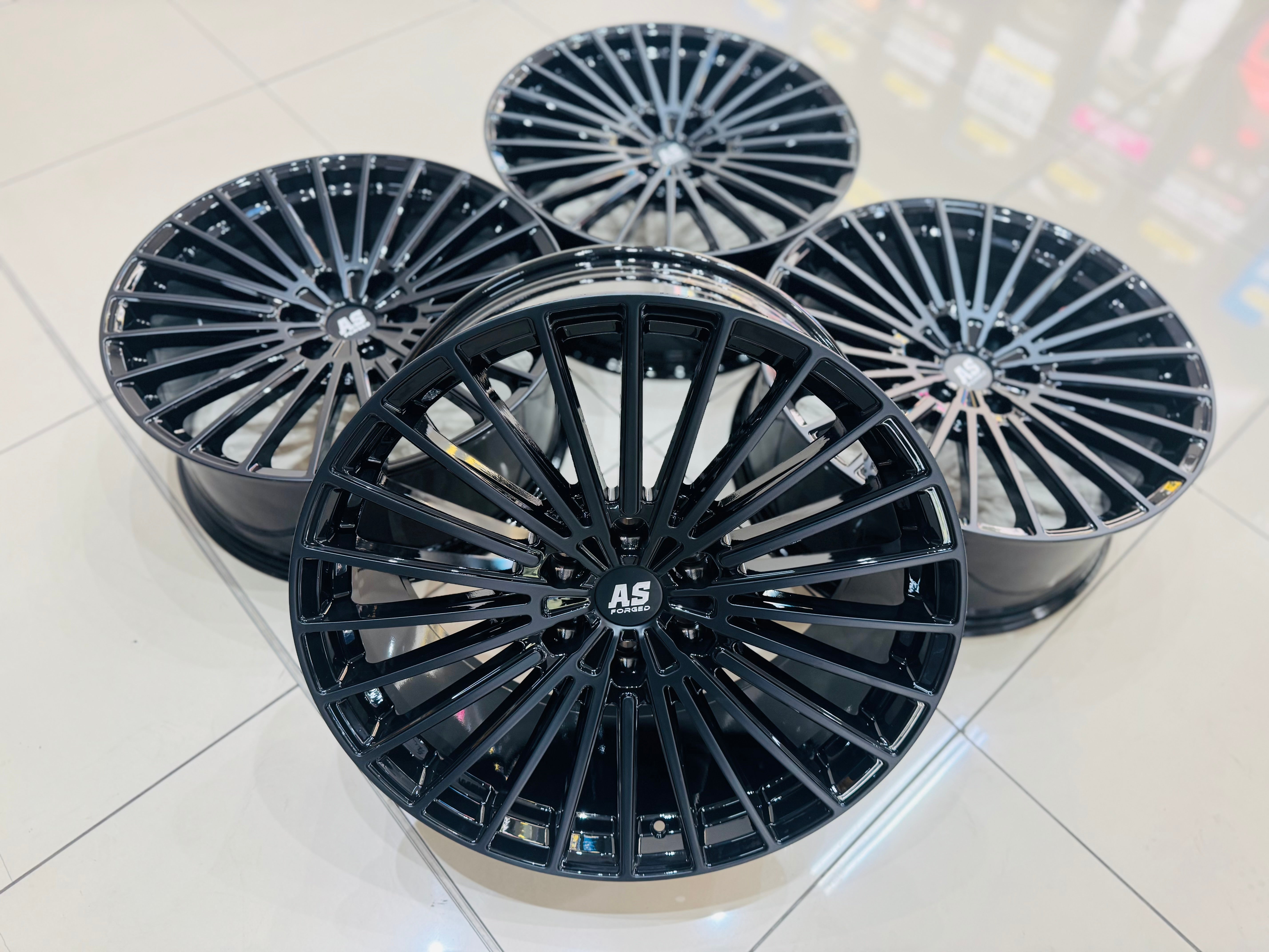 22 ” AS FULLY FORGED 008 RANGER RIMS 6/139 PCD DUAL BLACK