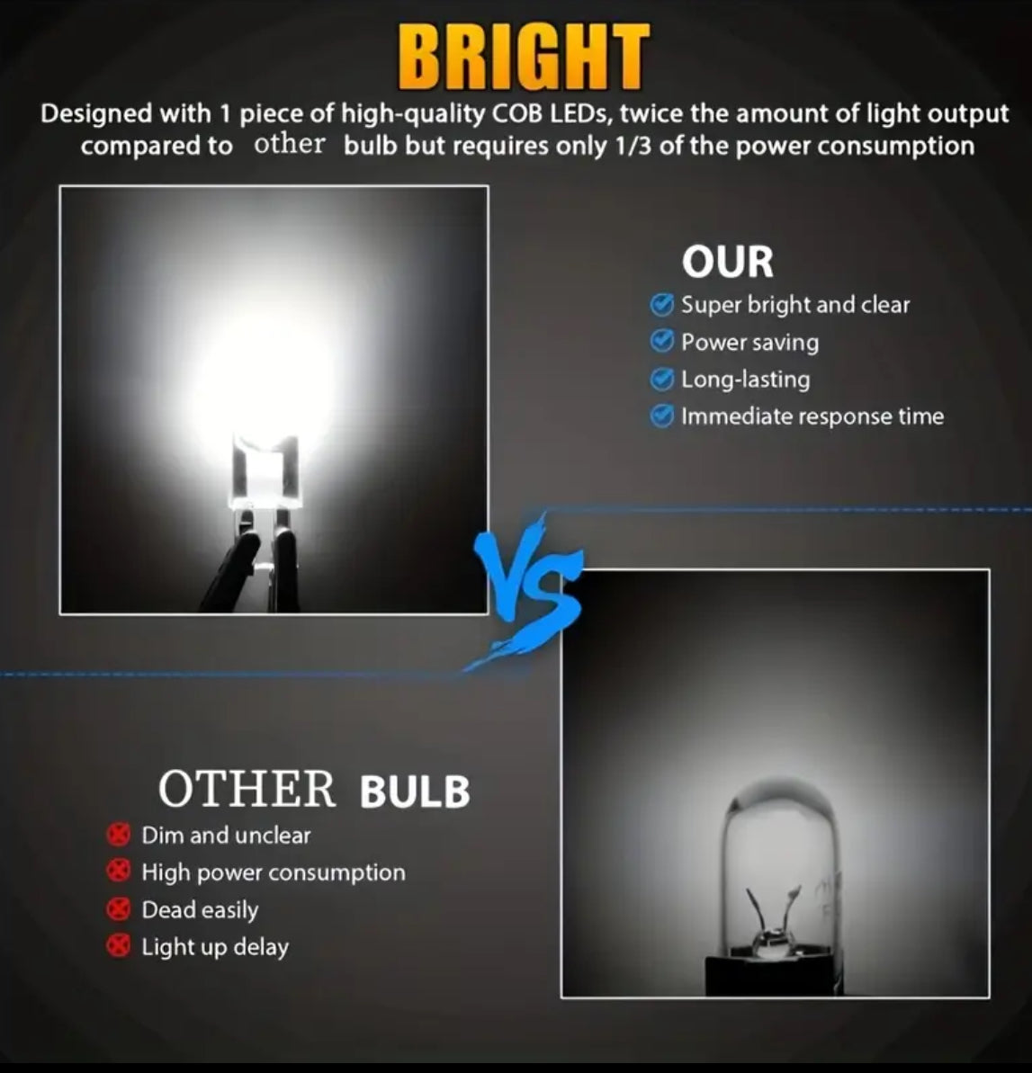 T10 LED PARK LIGHTS