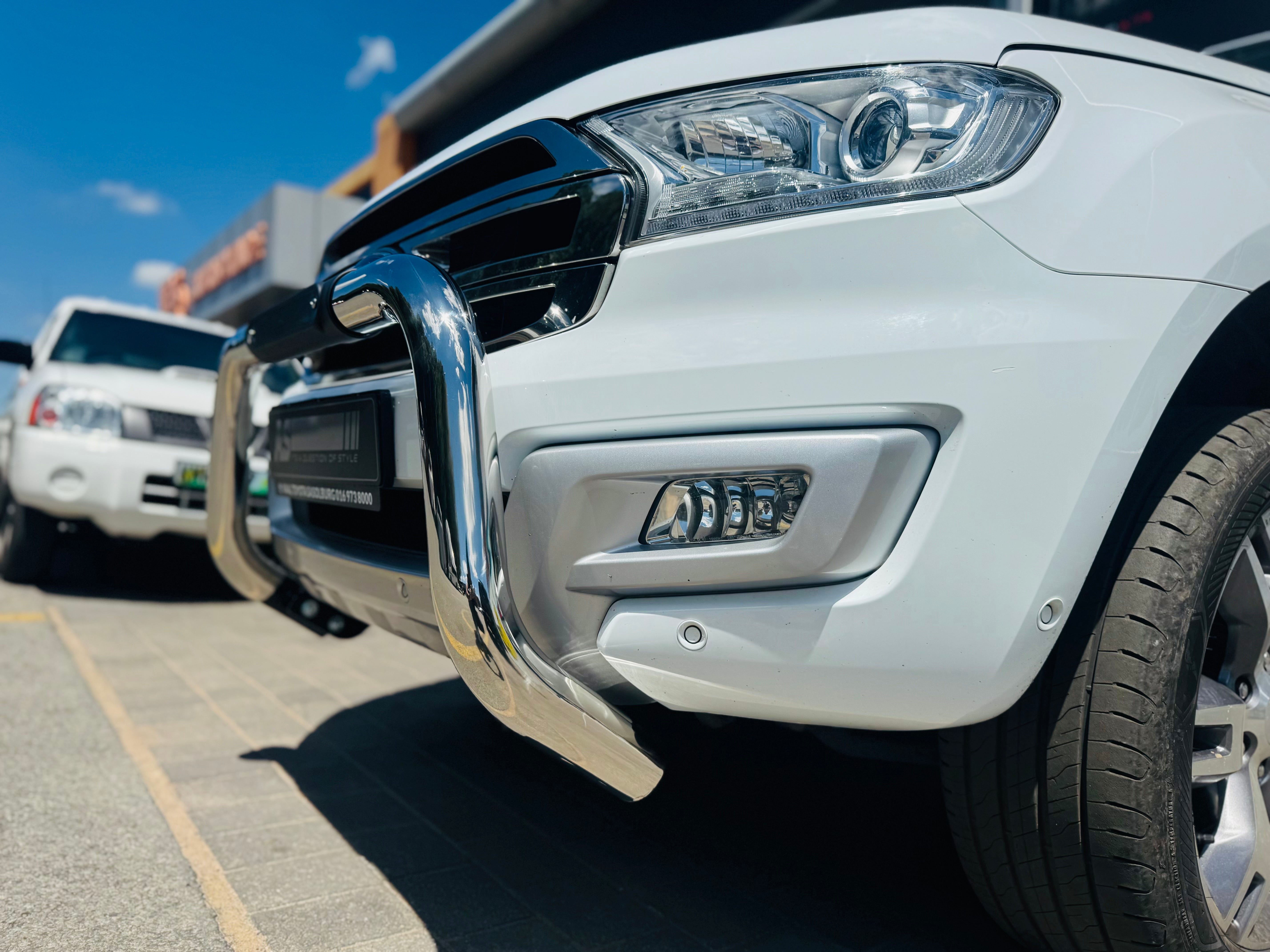 FORD RANGER 2016-2021 PDC FRIENDLY NUDGE BAR CHROME