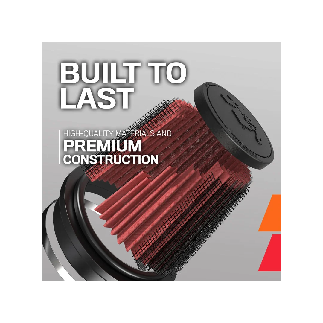 ORIGINAL  K&N RG-1002 240mm high Performance Cone Air Filter (76mm/90mm/100mm)