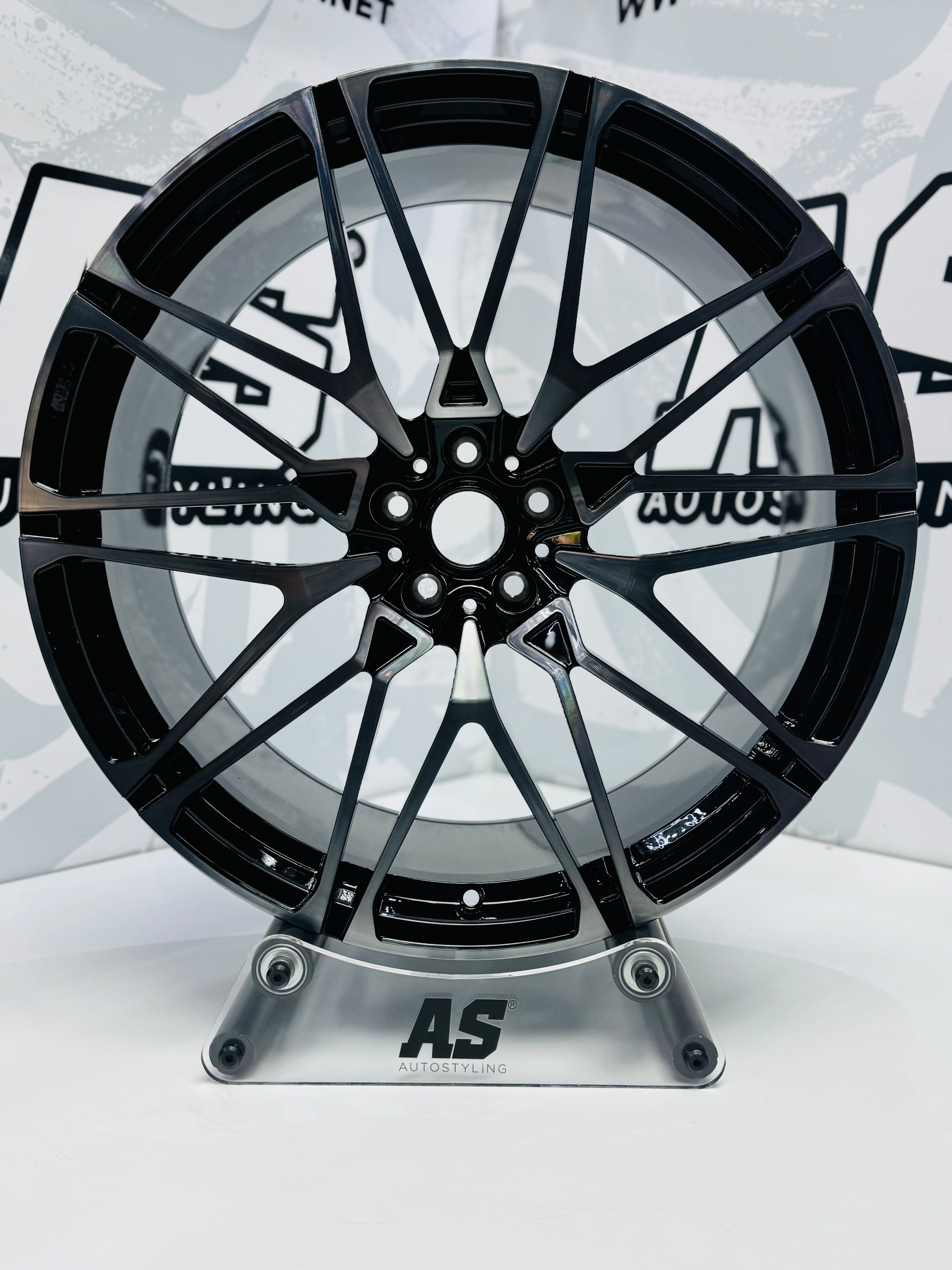 22”  AS-FW8495  BMW X5 G05 5/112 FULLY FORGED BLACK RIMS - Autostyling Klerksdorp