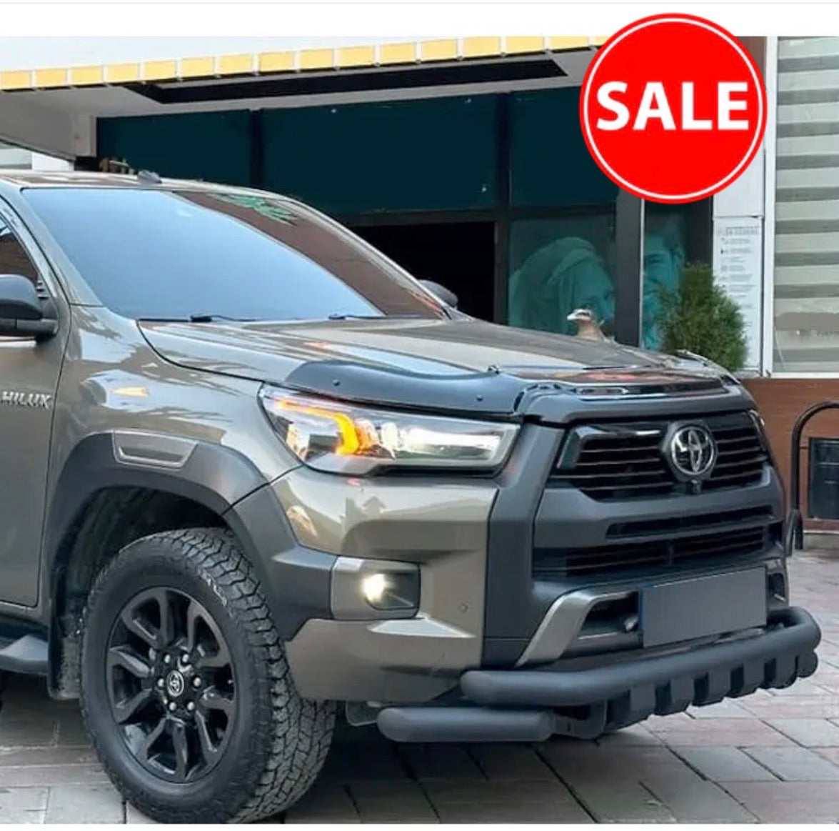TOYOTA HILUX 2016+ BUMPER GUARD / NUDGE BAR / STYLING BAR BLACK - Autostyling Klerksdorp