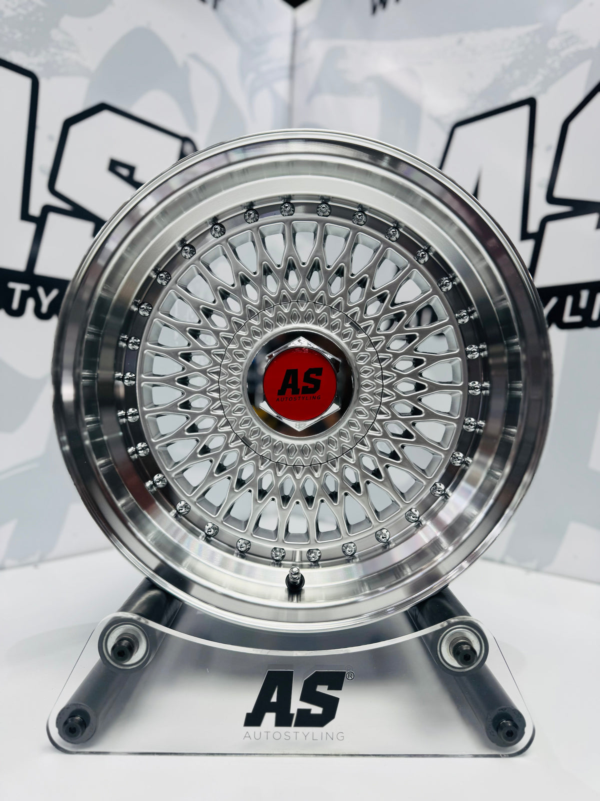 15” AS-SUPERMESH  5x100 & 5x114 SILVER