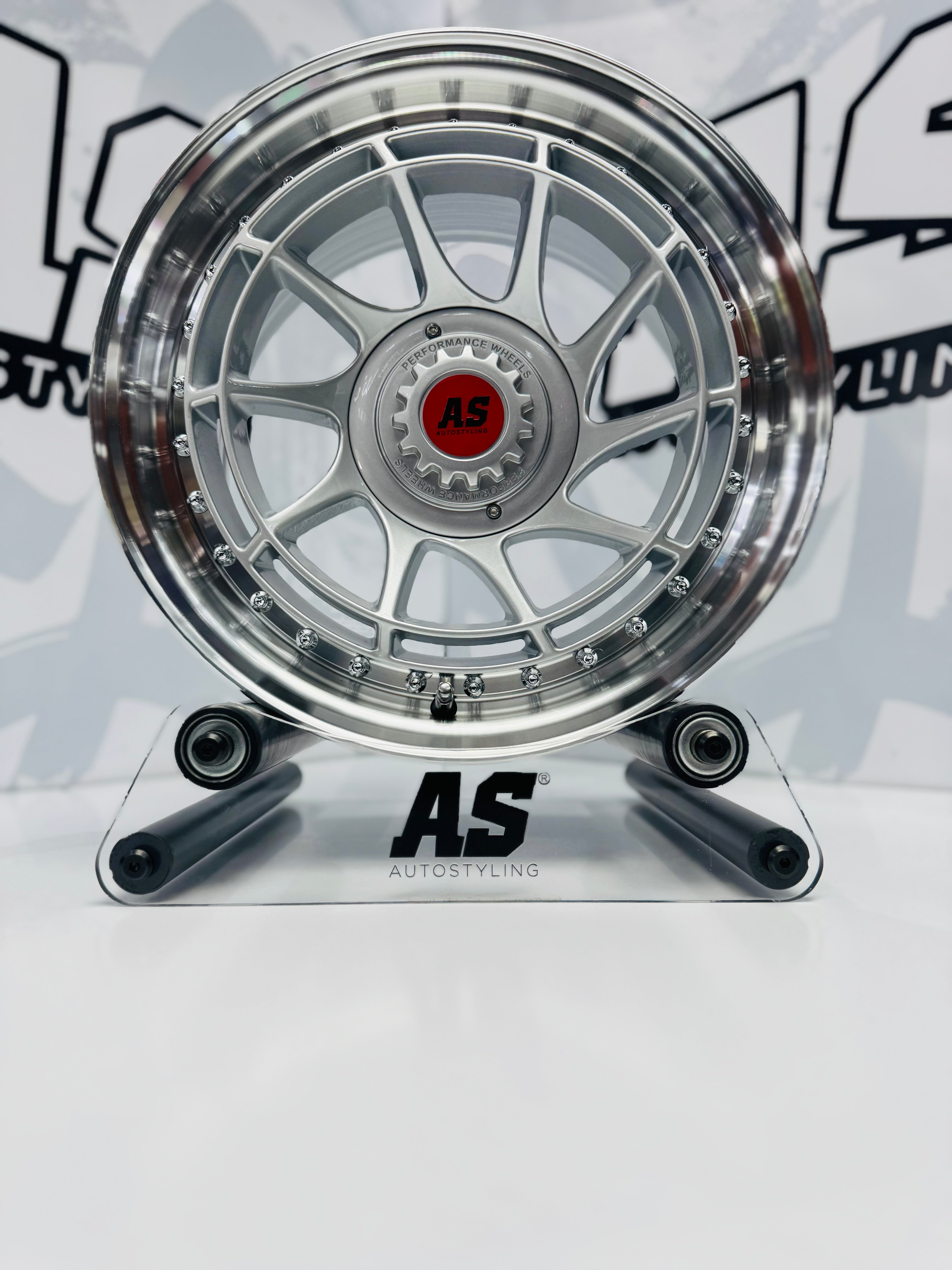 15” AS-7156 SILVER  4/100 4/114 wheels
