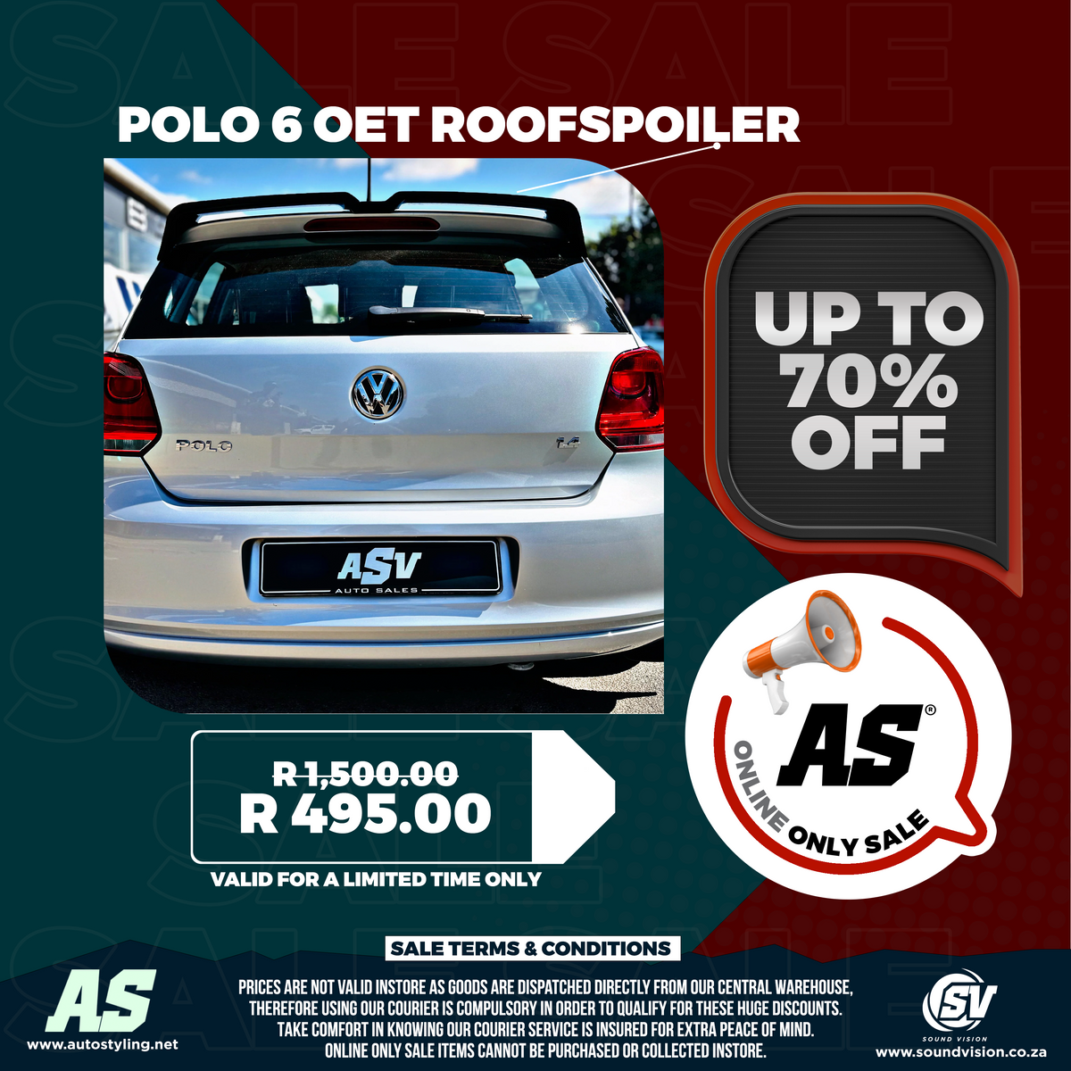 Polo 6 OET ROOFSPOILER - Autostyling Klerksdorp