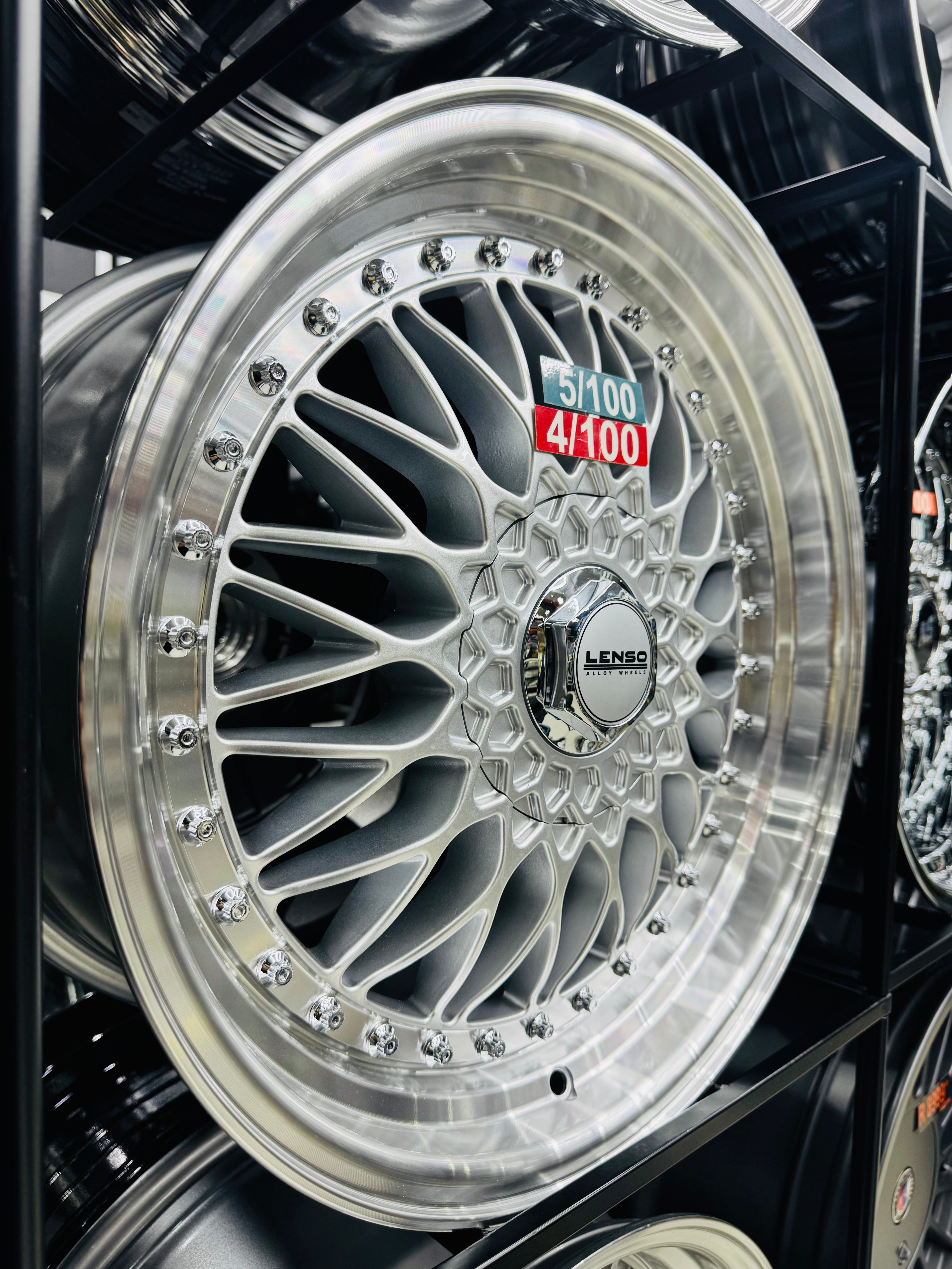 17 ” AS-BSX 7.5/8.5 4/100 & 5/100 multi hole  SILVER - Autostyling Klerksdorp