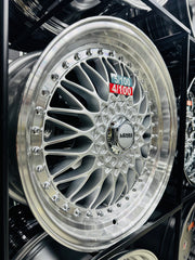 17 ” AS-BSX 7.5/8.5 4/100 & 5/100 multi hole  SILVER - Autostyling Klerksdorp