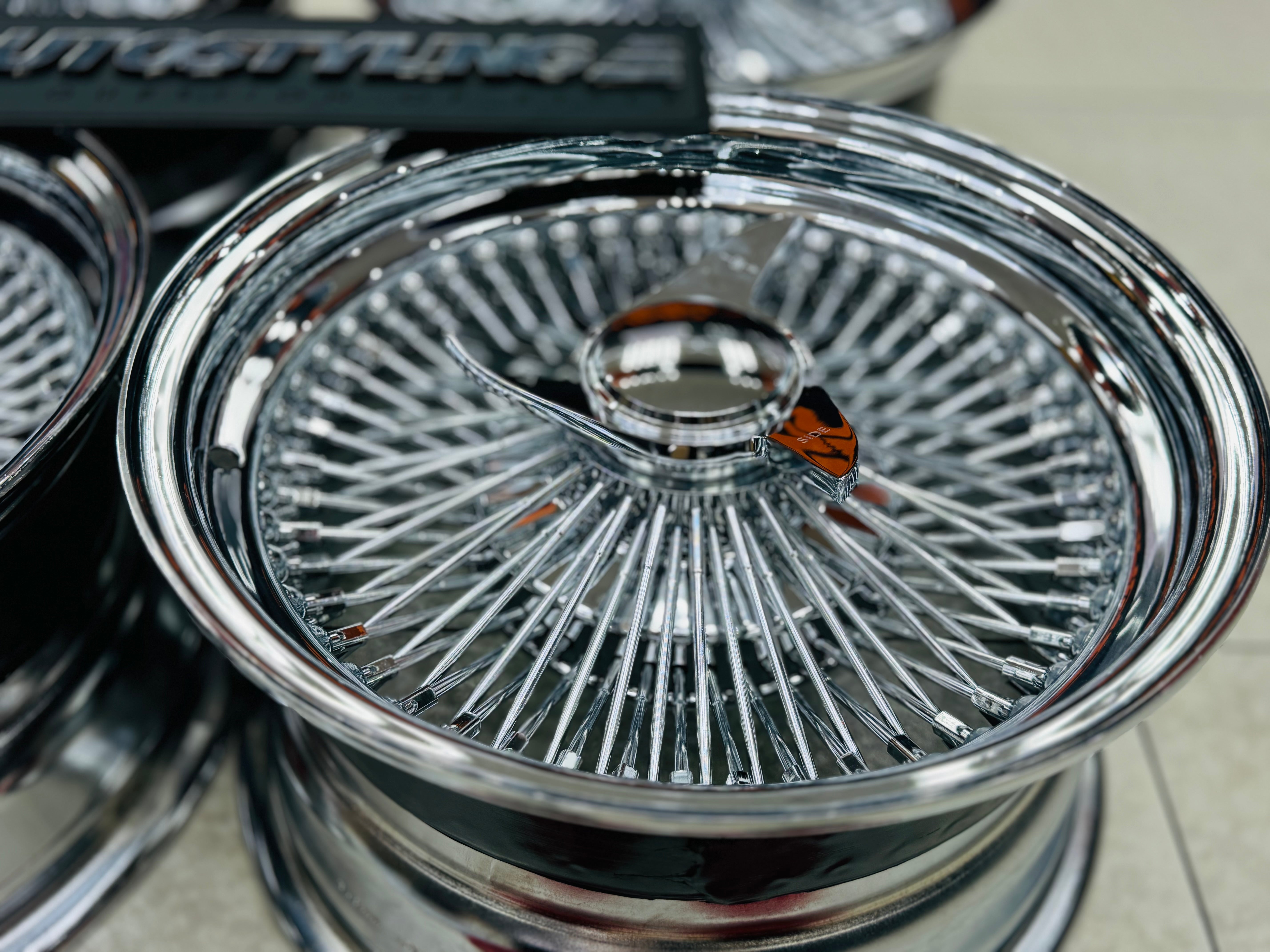 100 Wire Spoke Rims 15 ” AS - 100 SPOKE WIRE WHEEL FITS ALL CARS – Autostyling Klerksdorp