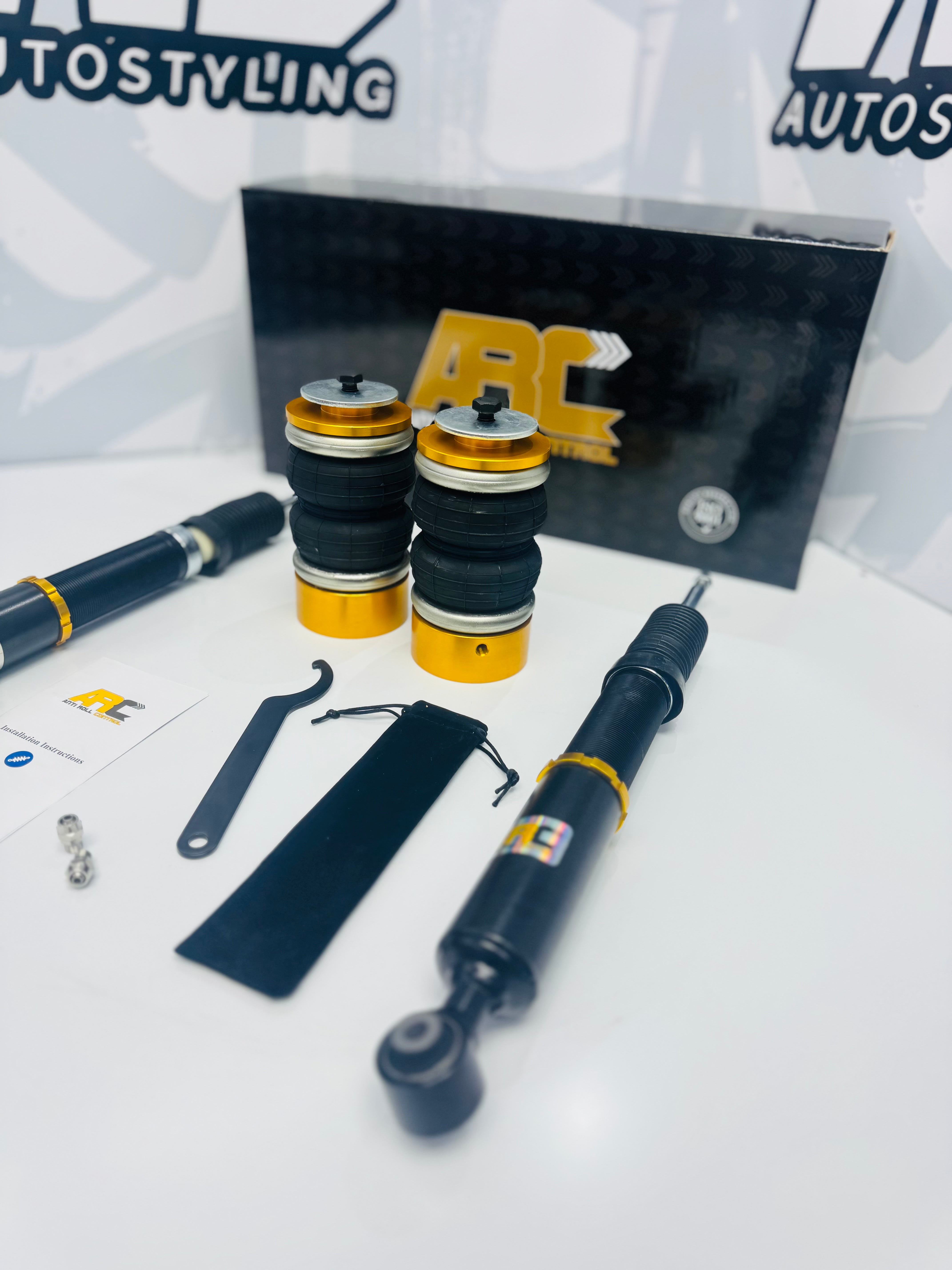 POLO 6r & 9n (bujwa)  ARC  AIR SUSPENSION STRUTS REARS HEIGHT ADJUSTABLE