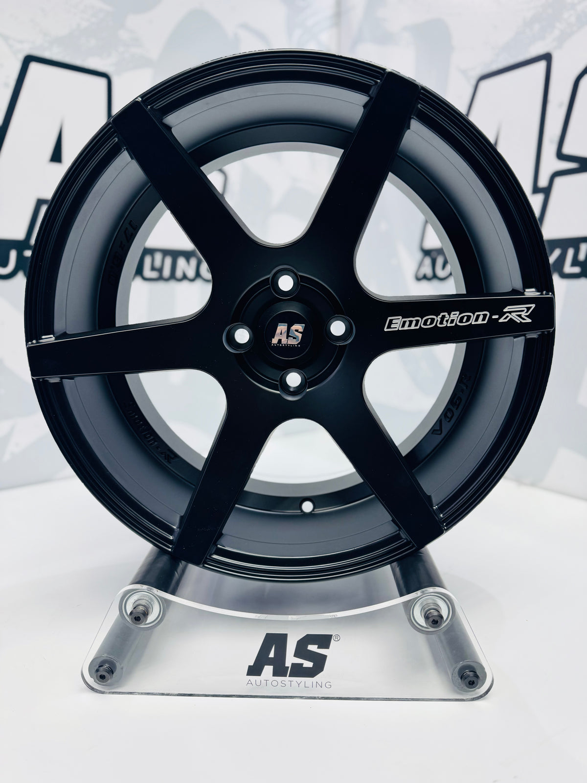 17” AS-EVO 4x100 MATT BLACK RIMS