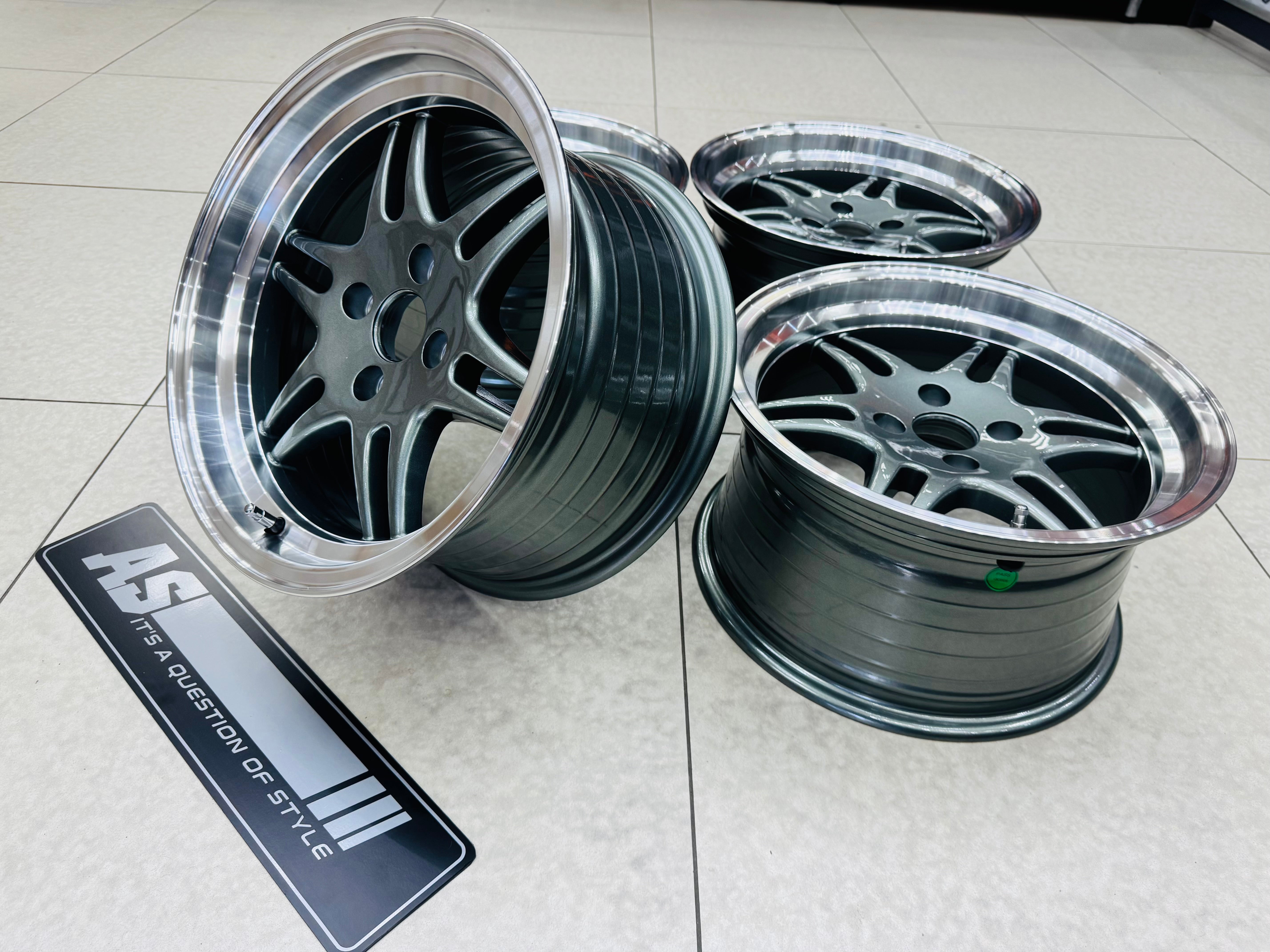 15” AS-RSI TWINSPOKES WITH DISH GUNMETAL
