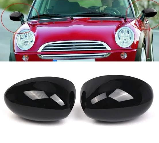 MINI COOPER R50/51/52 GLOSS BLACK  MIRROR COVERS