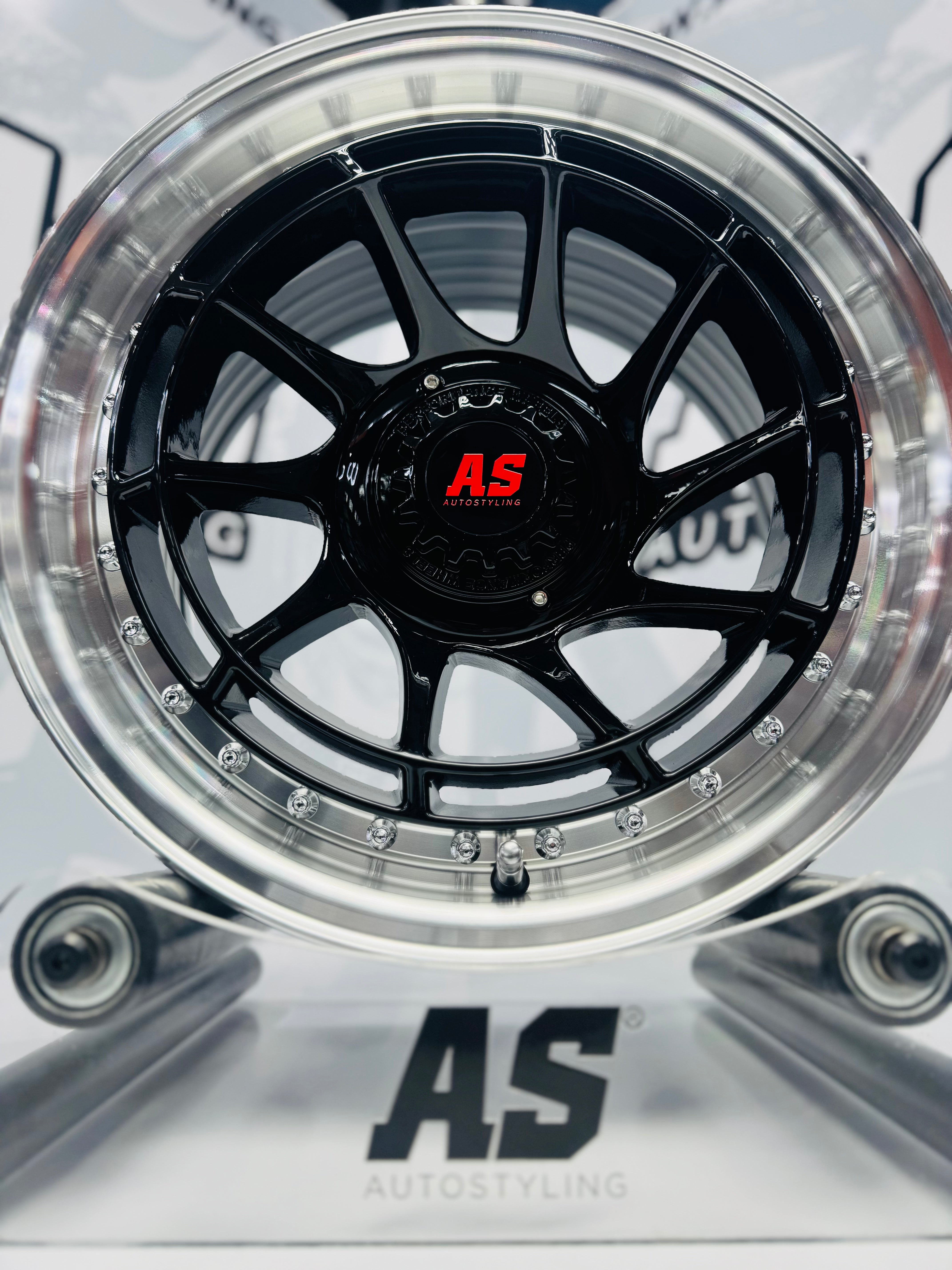 15” AS- 7572 CAS  4/100 4/114 BLACK