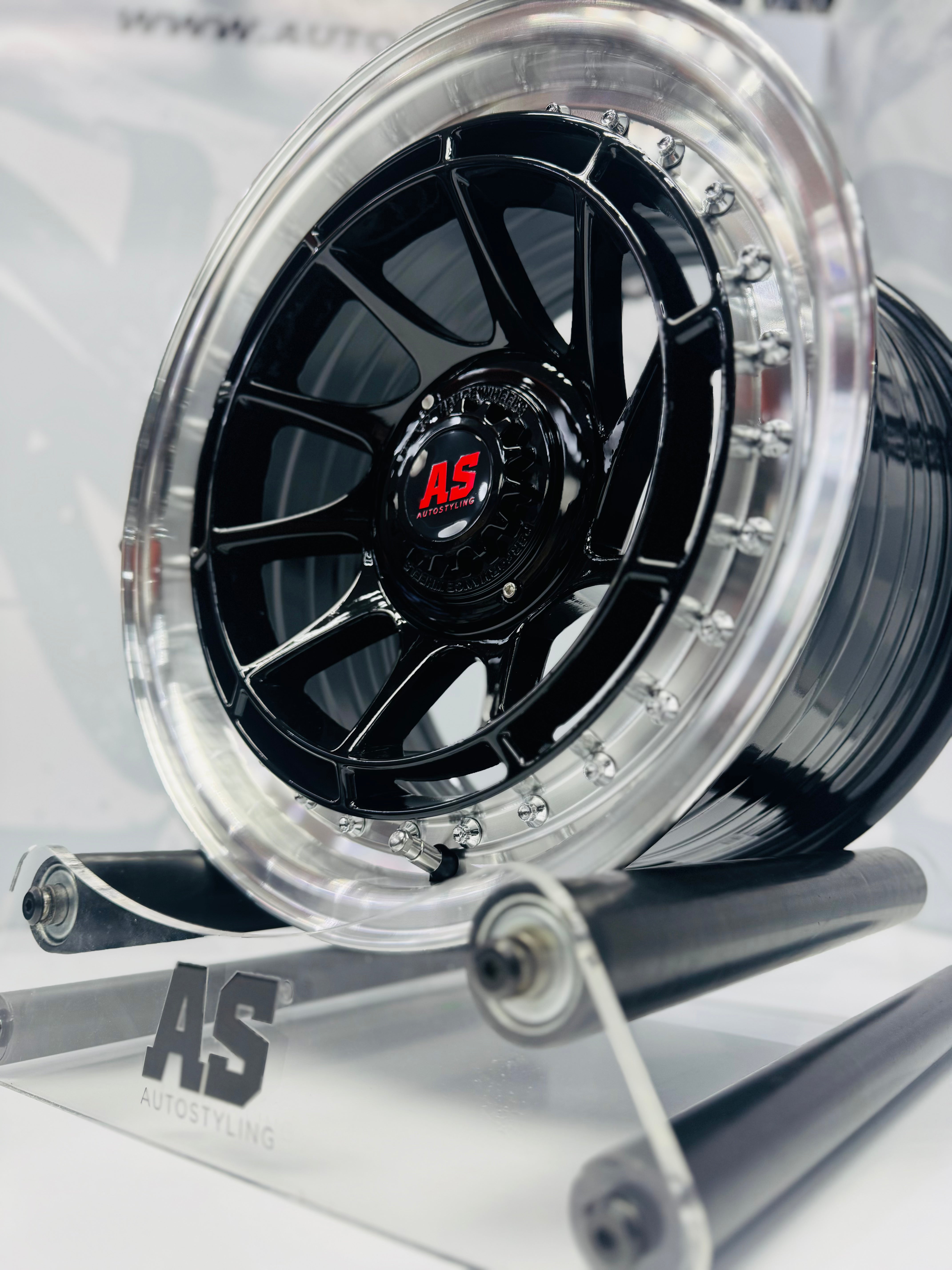 15” AS- 7572 CAS  4/100 4/114 BLACK