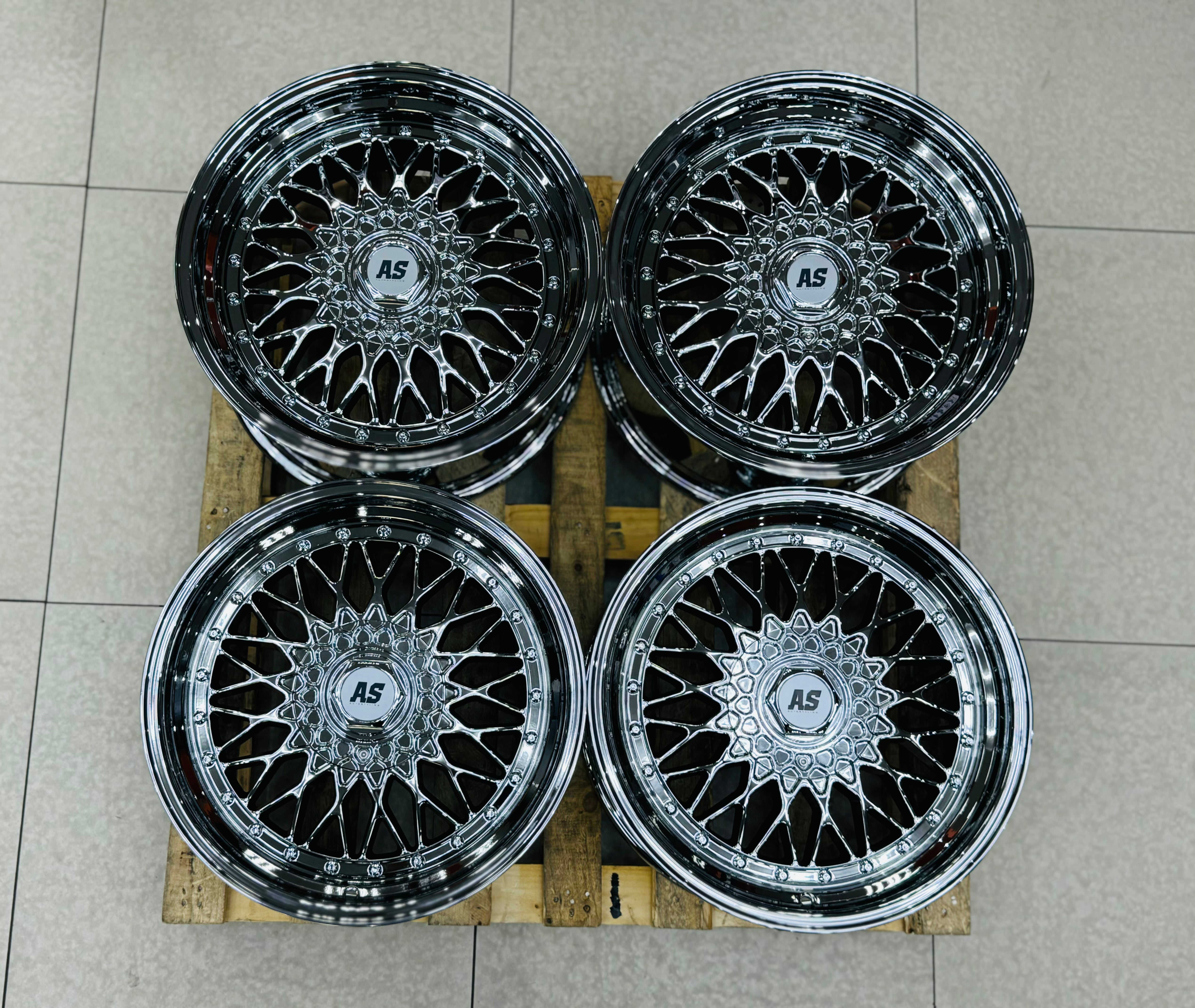 18” AS- MESH 5/112 5/114 SILVER CHROME available May 2025