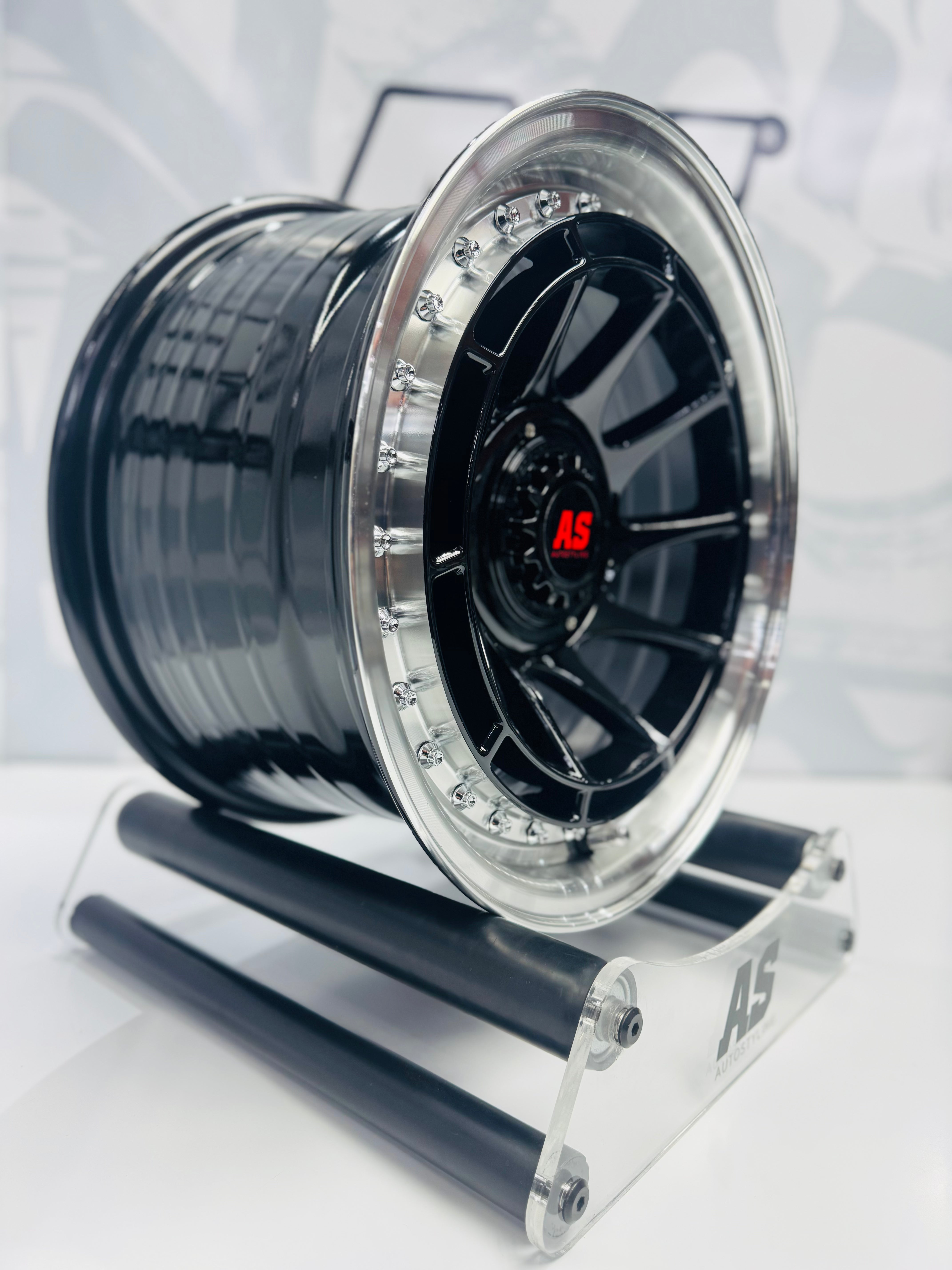 15” AS- 7572 CAS  4/100 4/114 BLACK