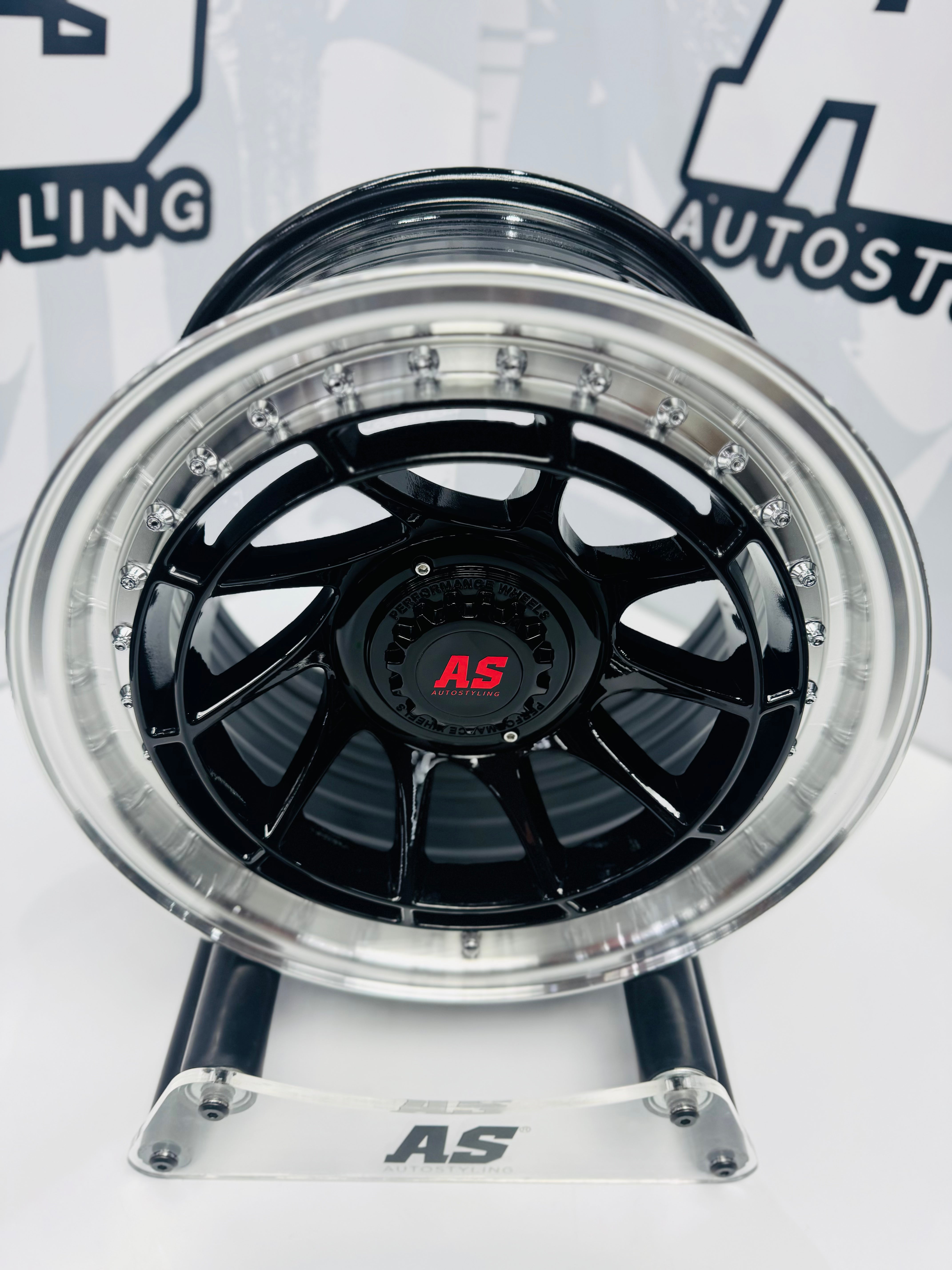 15” AS- 7572 CAS  4/100 4/114 BLACK