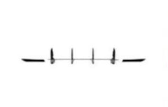 VW POLO 8 TSI FD MAX  REAR DIFFUSER  BLACK