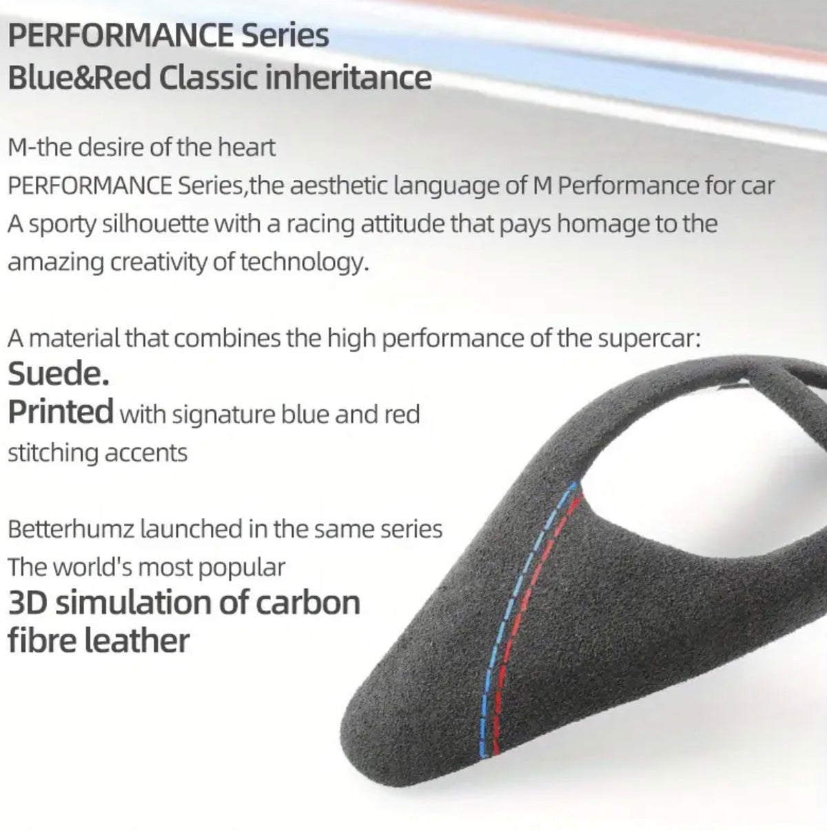 BMW F30 GEAR-LEVER SUEDE COVER