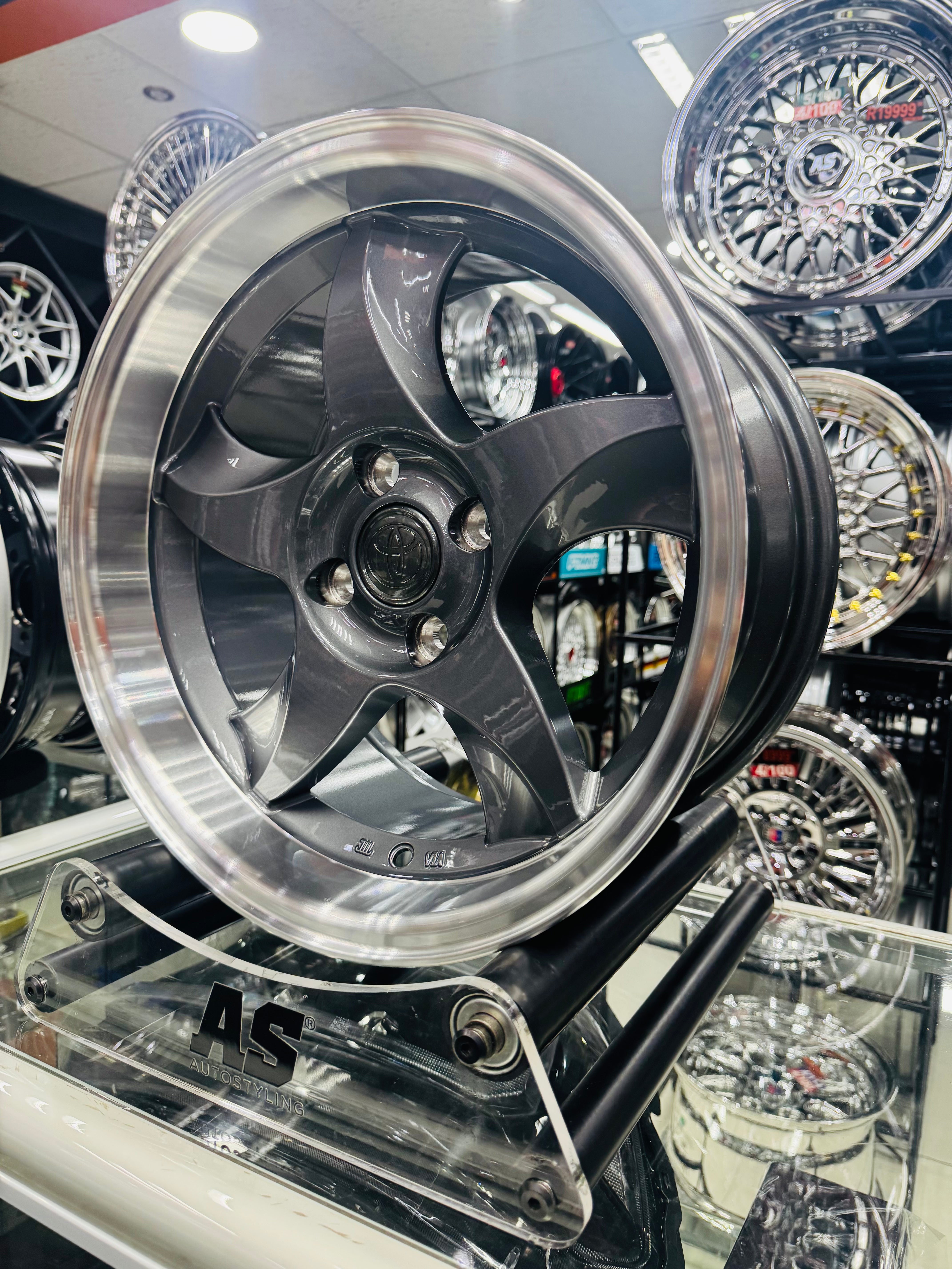 15” AS-RXI BLADES DISHED GUNMETAL