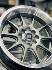 15” AS- 7581 4/100 4/114 gunmetal wheels