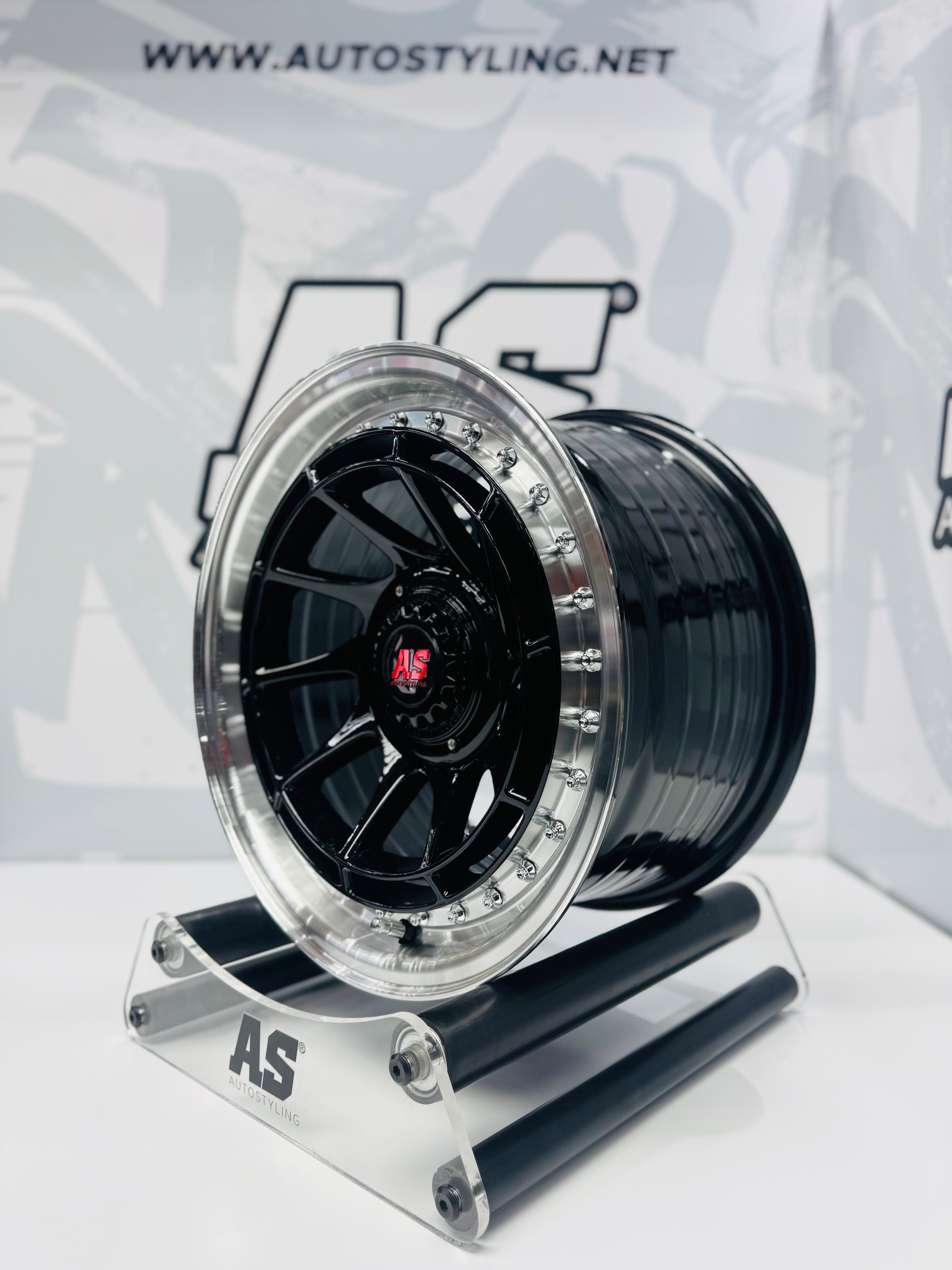 15” AS- 7572 CAS  4/100 4/114 BLACK