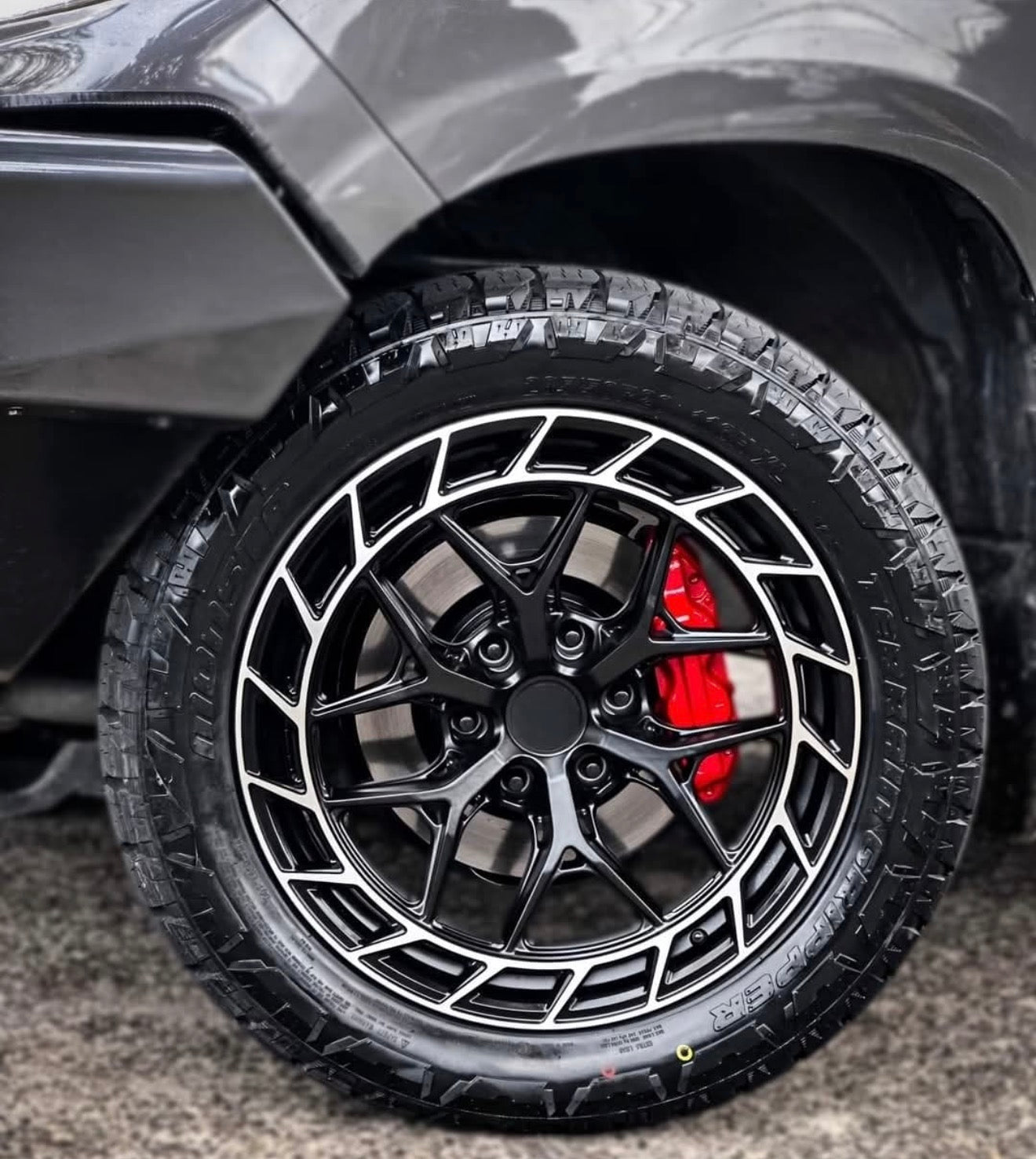 20” CONCAVO SERIES 416 SATIN BLACK  BAKKIE RIMS 6/139 PCD