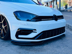 VW GOLF 7 / 7.5 / 7R / 7TSI KERSH 3PCE FRONT SPOILER GLOSS BLACK - Autostyling Klerksdorp