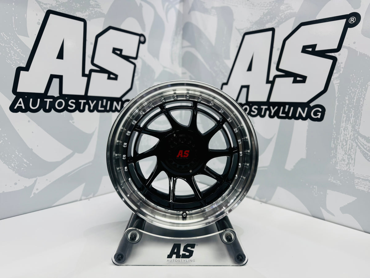 15” AS- 7572 CAS  4/100 4/114 BLACK