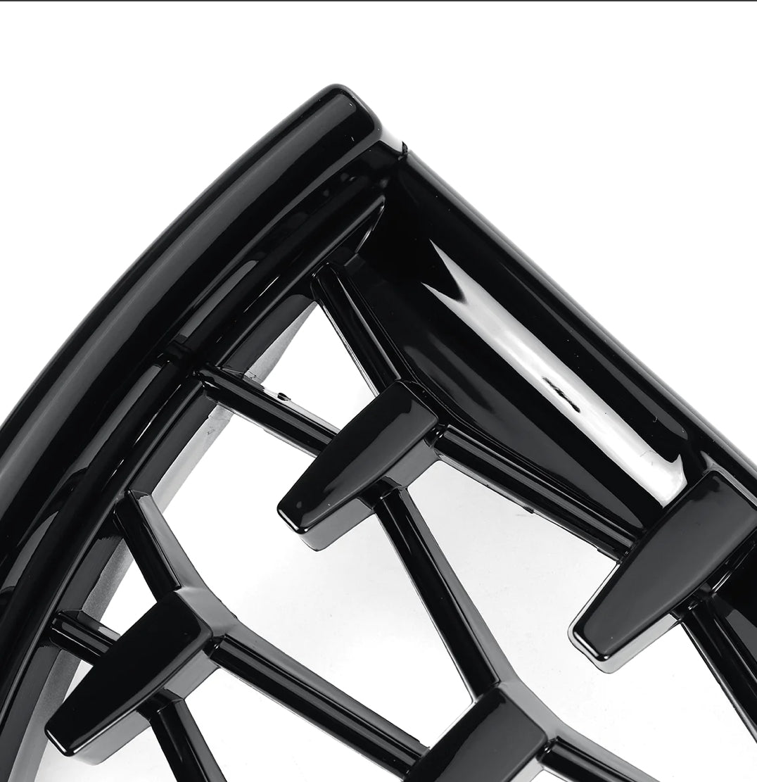MILLION STAR KIDNEY GRILLS SUITABLE FOR BMW E90 05-08  GLOSS BLAC